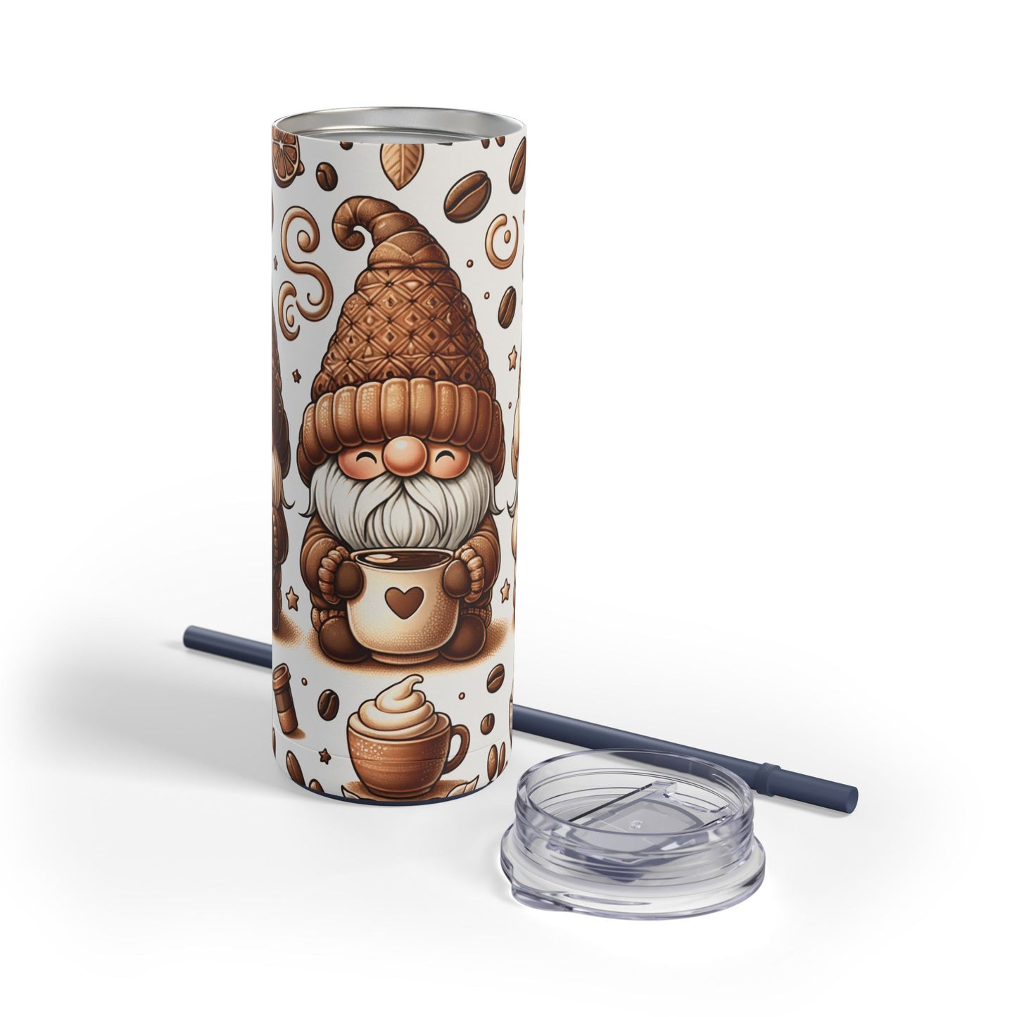 Gmone Coffee Christmas - Maars Maker Skinny Matte Tumbler, 20oz