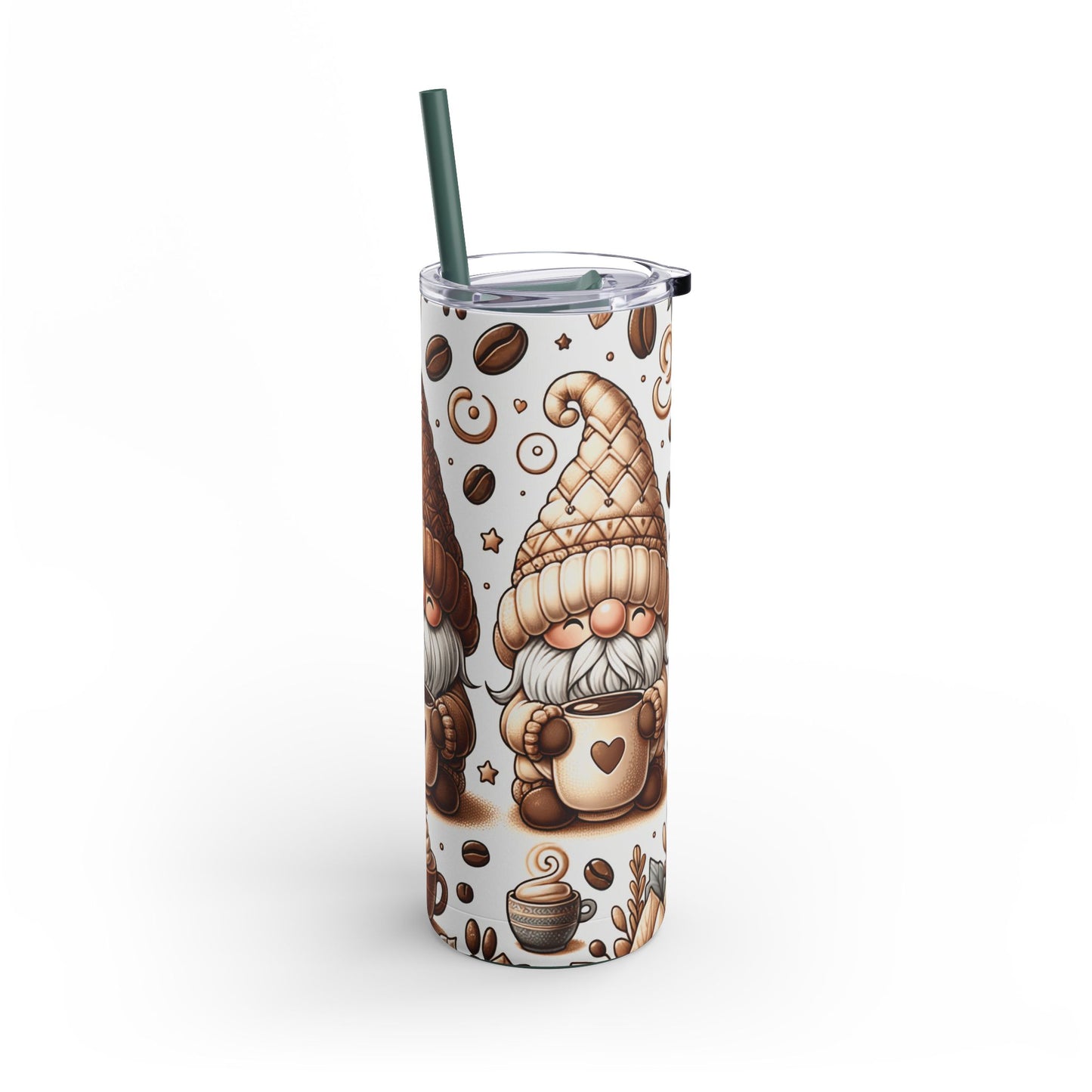 Gmone Coffee Christmas - Maars Maker Skinny Matte Tumbler, 20oz