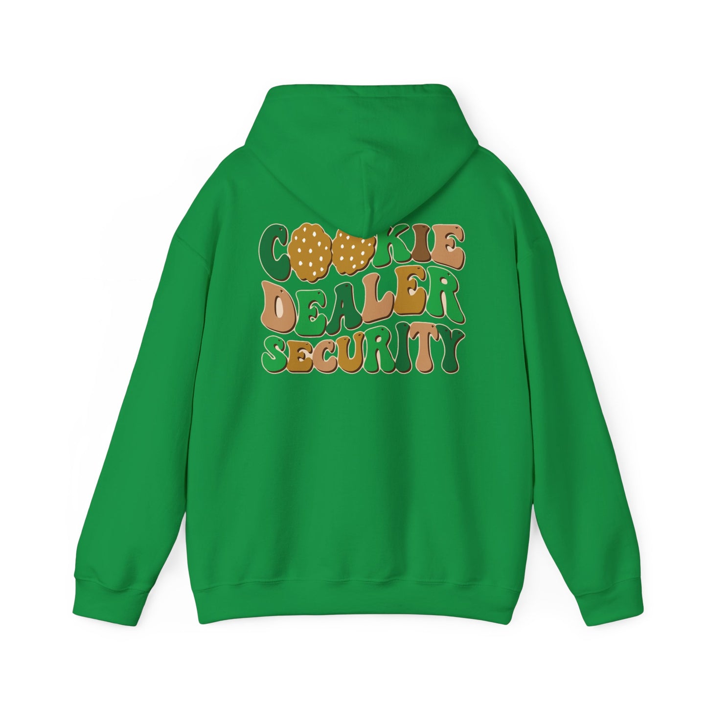 FRONT & BACK DESIGNS ! Girl Scout Mom - Cookie Dealer Security - Hooded Sweatshirt