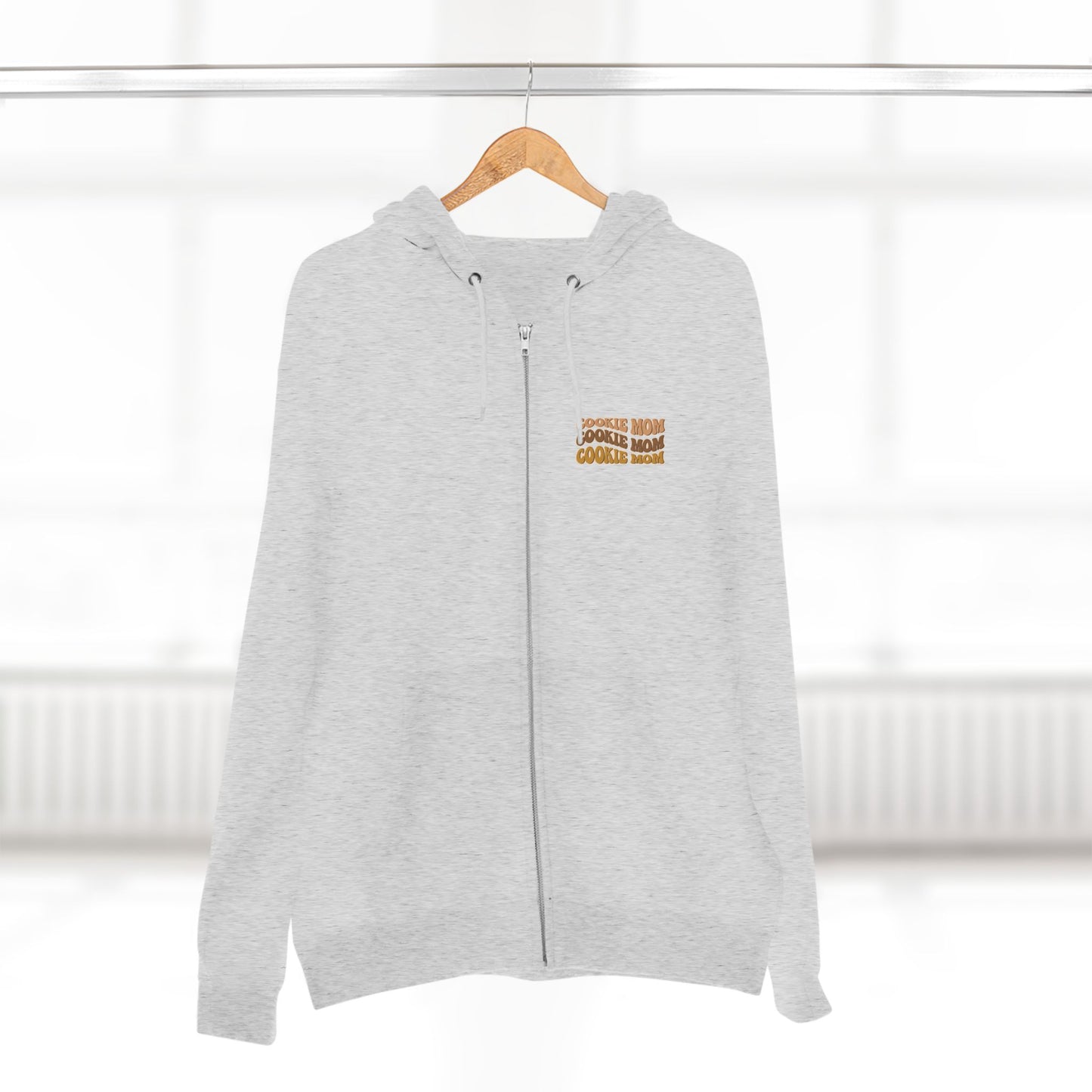 FRONT & BACK DESIGN ! Cookie Squad - Cookie Mom - Adult Unisex Zip Hoodie