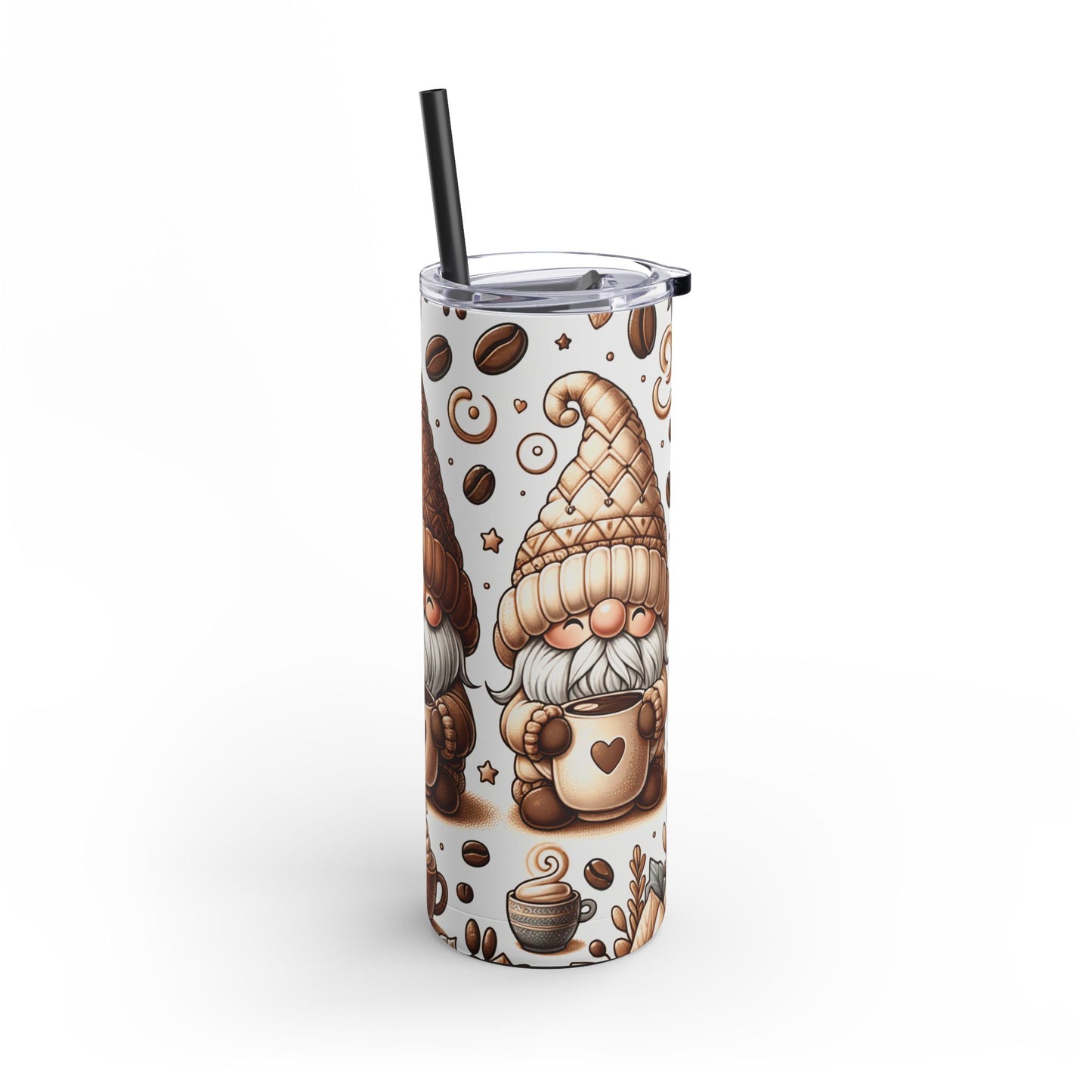 Gmone Coffee Christmas - Maars Maker Skinny Matte Tumbler, 20oz