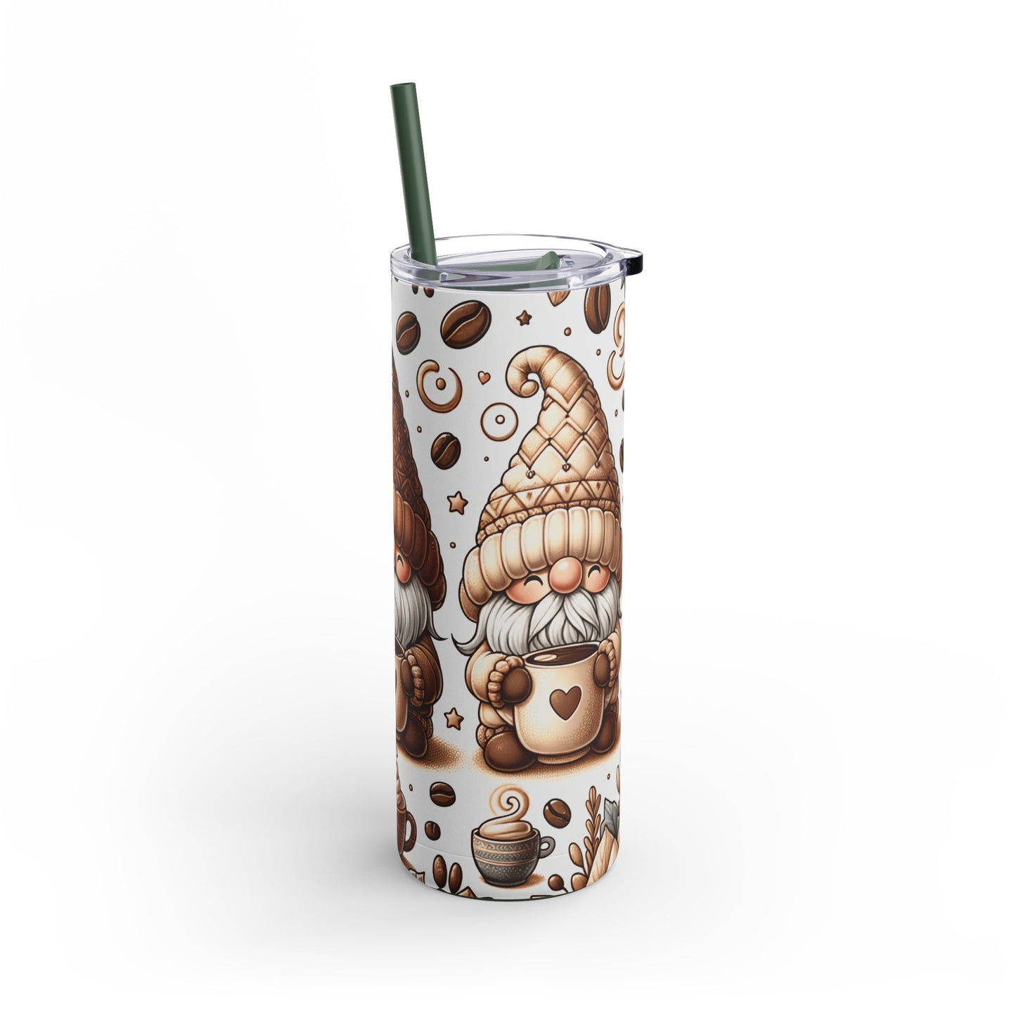 Gmone Coffee Christmas - Maars Maker Skinny Matte Tumbler, 20oz