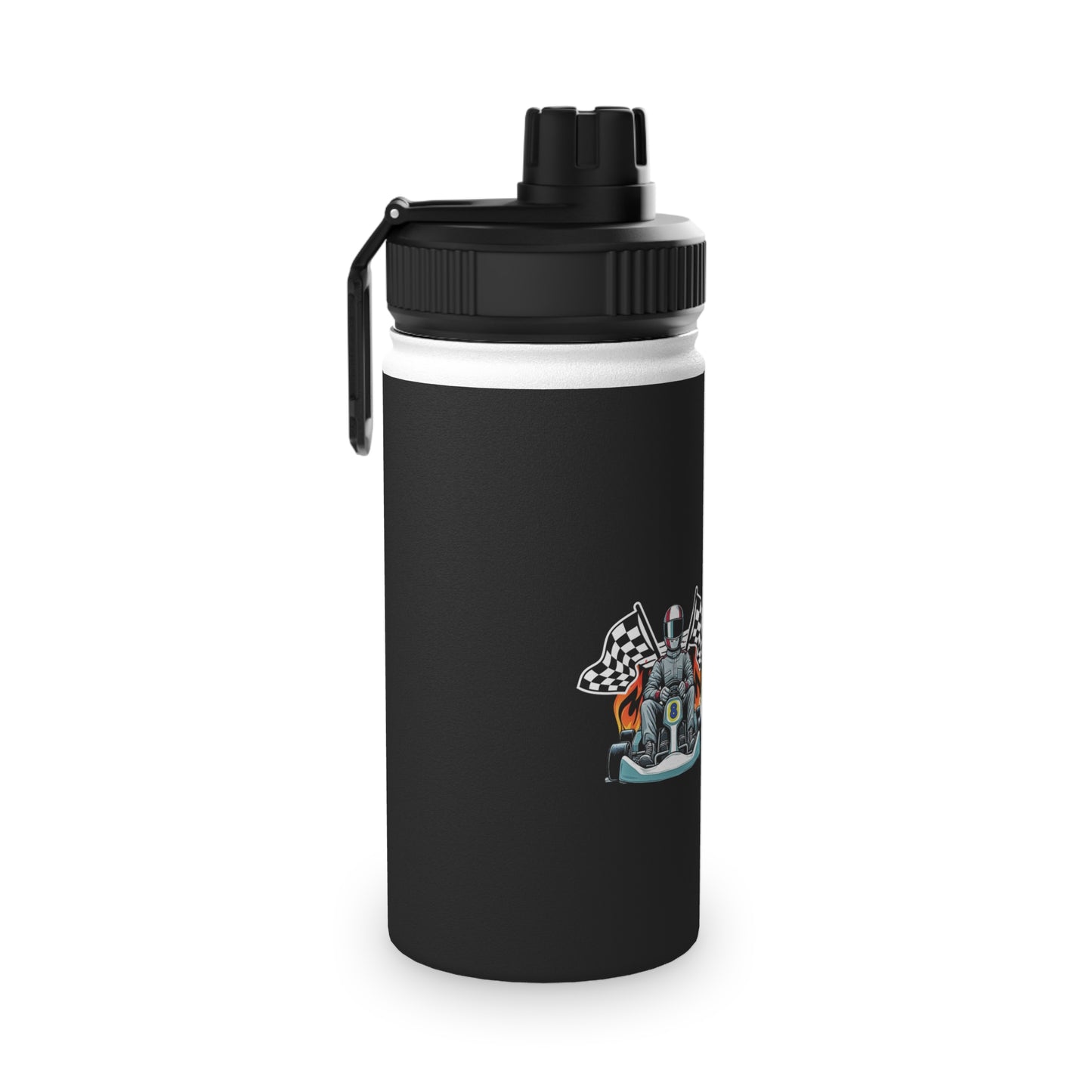 Finley Motorsports Stainless Steel Water Bottle, Sports Lid