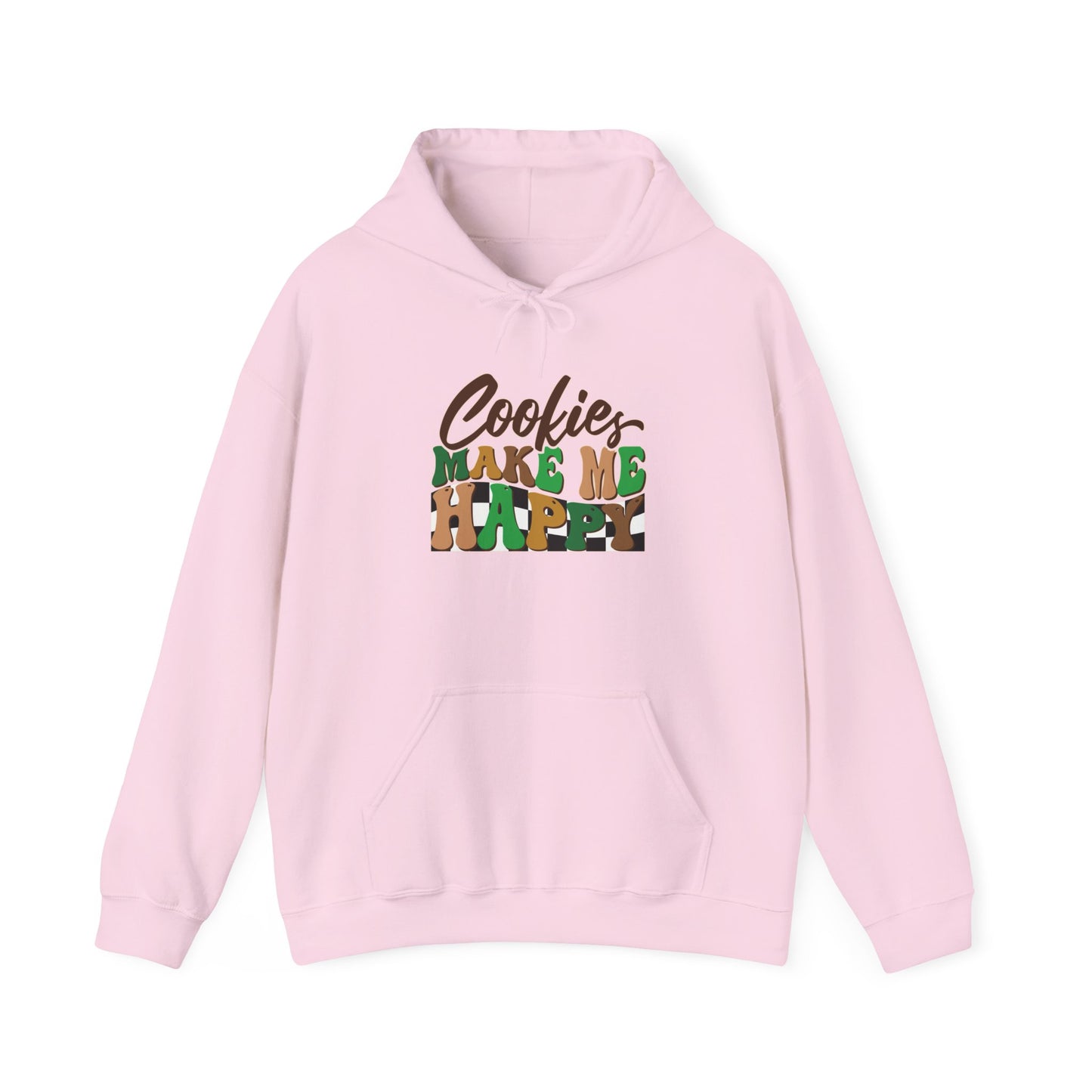 Cookies Make Me Happy- Adult Hooded Sweatshirt