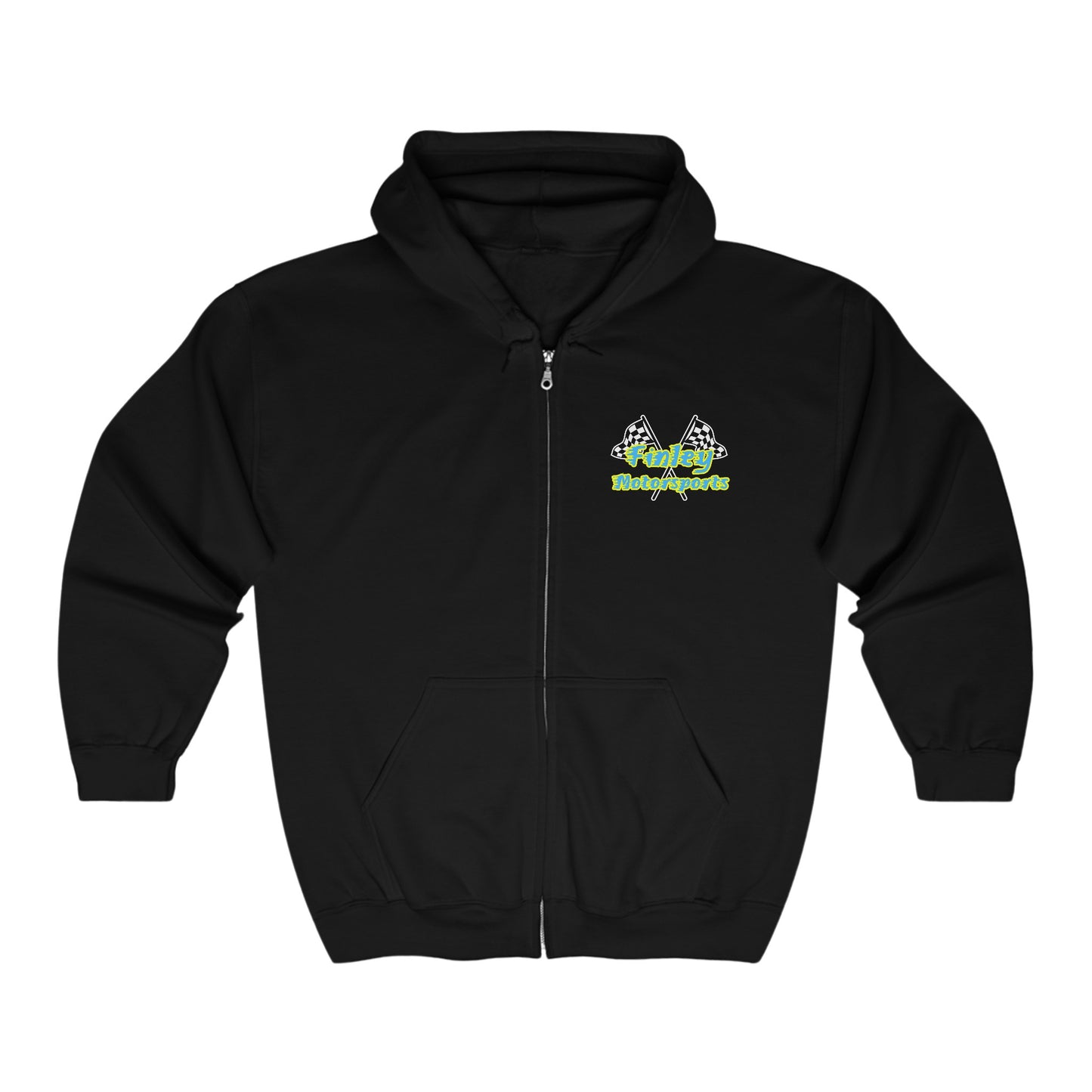 Finley Motorsports Full Zip Hooded Sweatshirt Adult