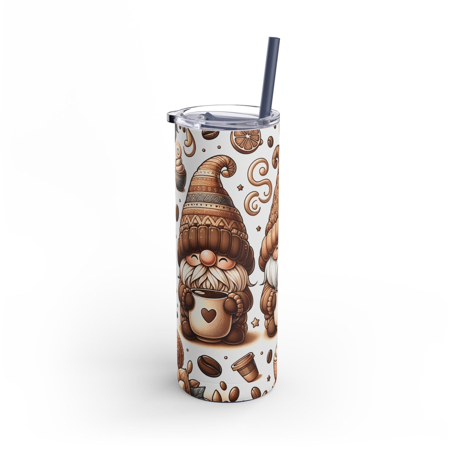 Gmone Coffee Christmas - Maars Maker Skinny Matte Tumbler, 20oz