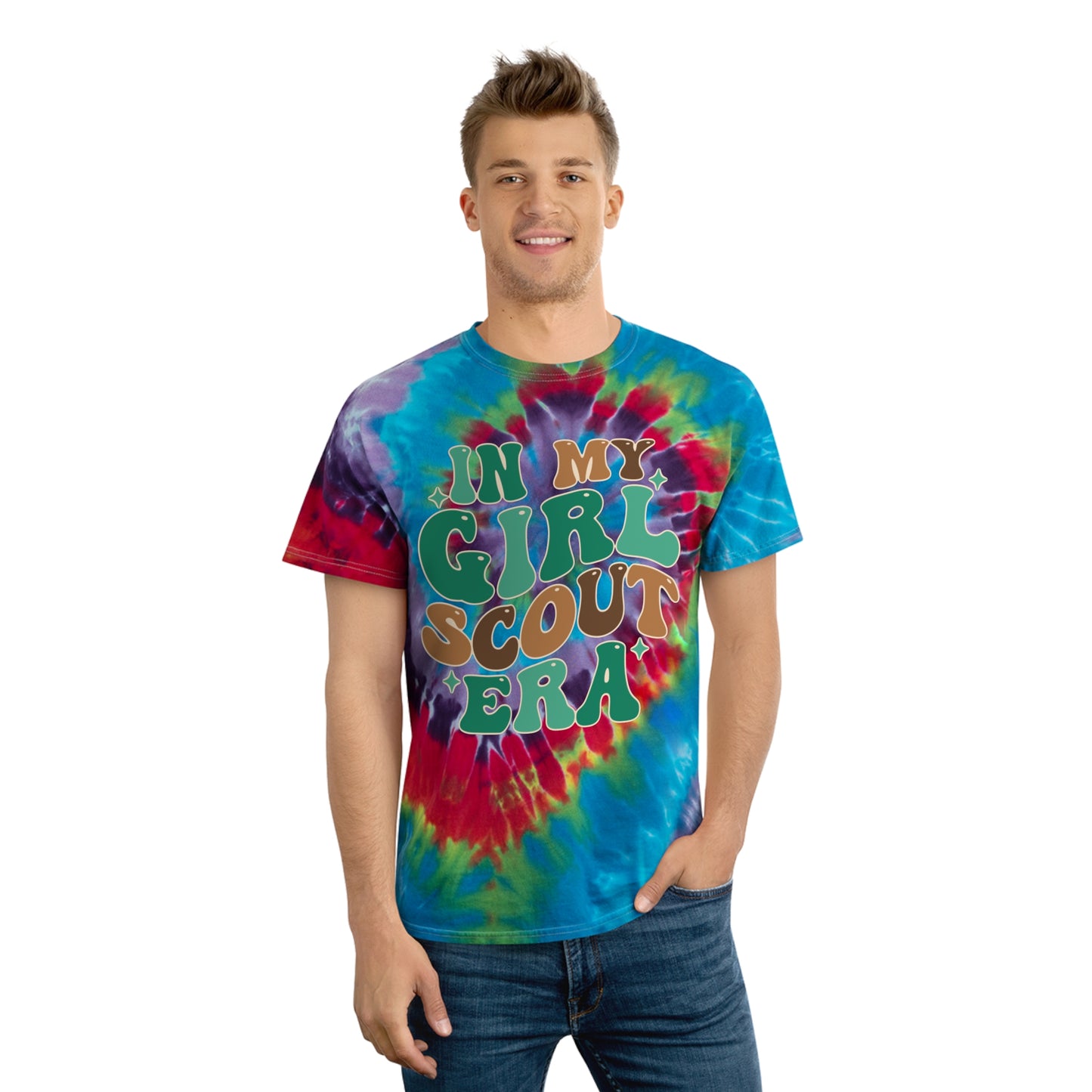 Girl Scout Era - Adult Tie-Dye Tee, Spiral