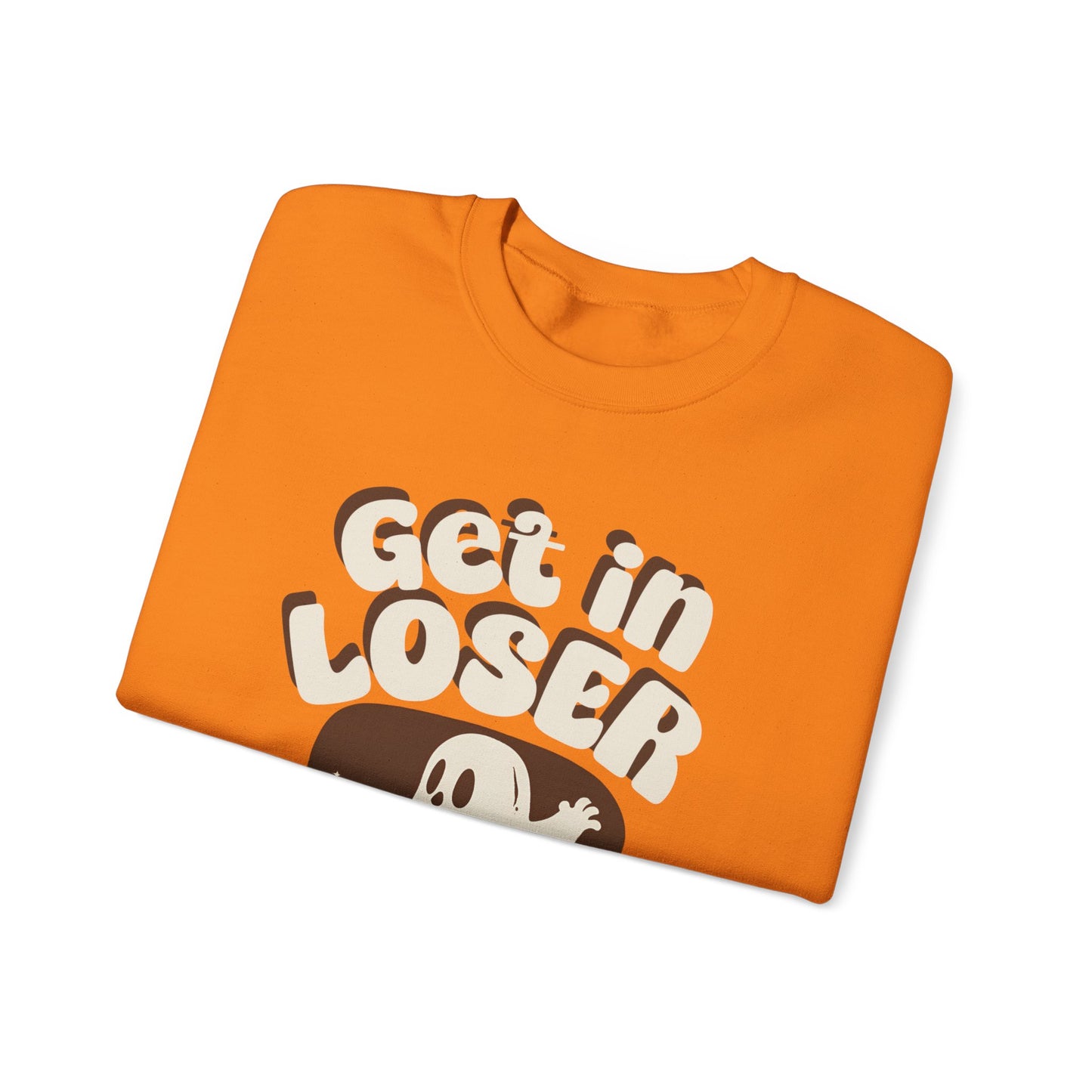 Get in Loser We're Ghostin' People - Adult Unisex Heavy Blend™ Crewneck Sweatshirt