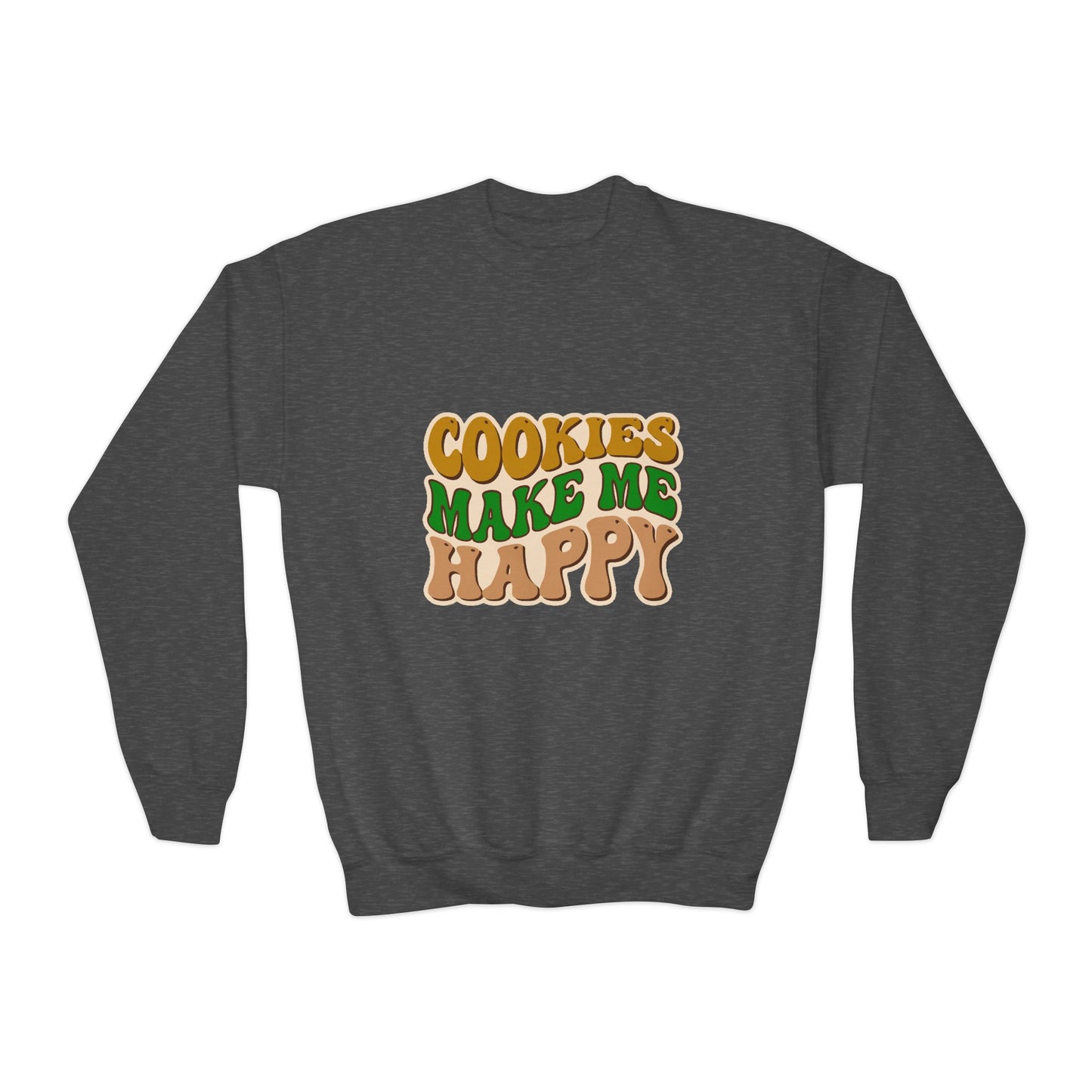Cookies Make Me Happy #2 - Youth Crewneck Sweatshirt