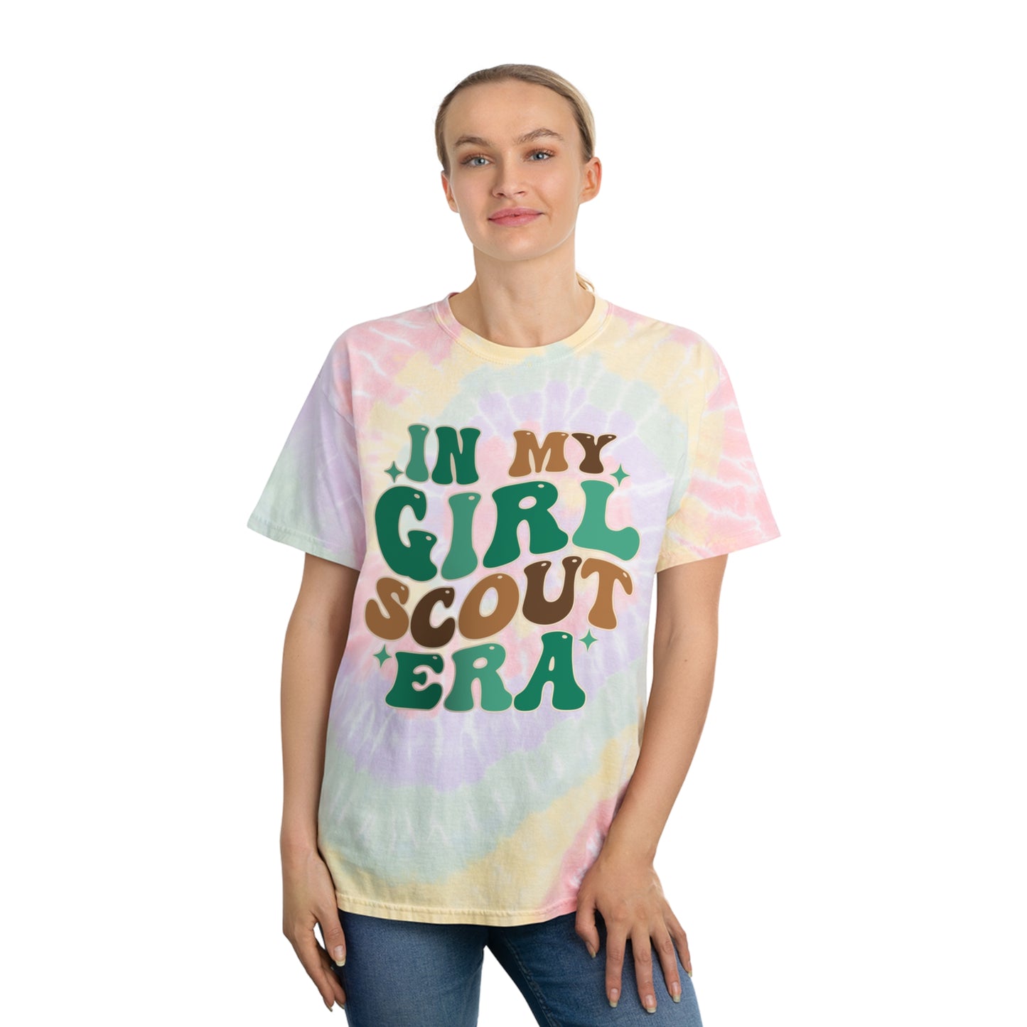 Girl Scout Era - Adult Tie-Dye Tee, Spiral