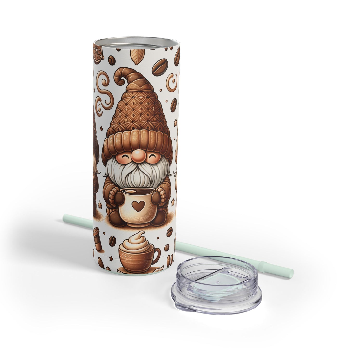 Gmone Coffee Christmas - Maars Maker Skinny Matte Tumbler, 20oz