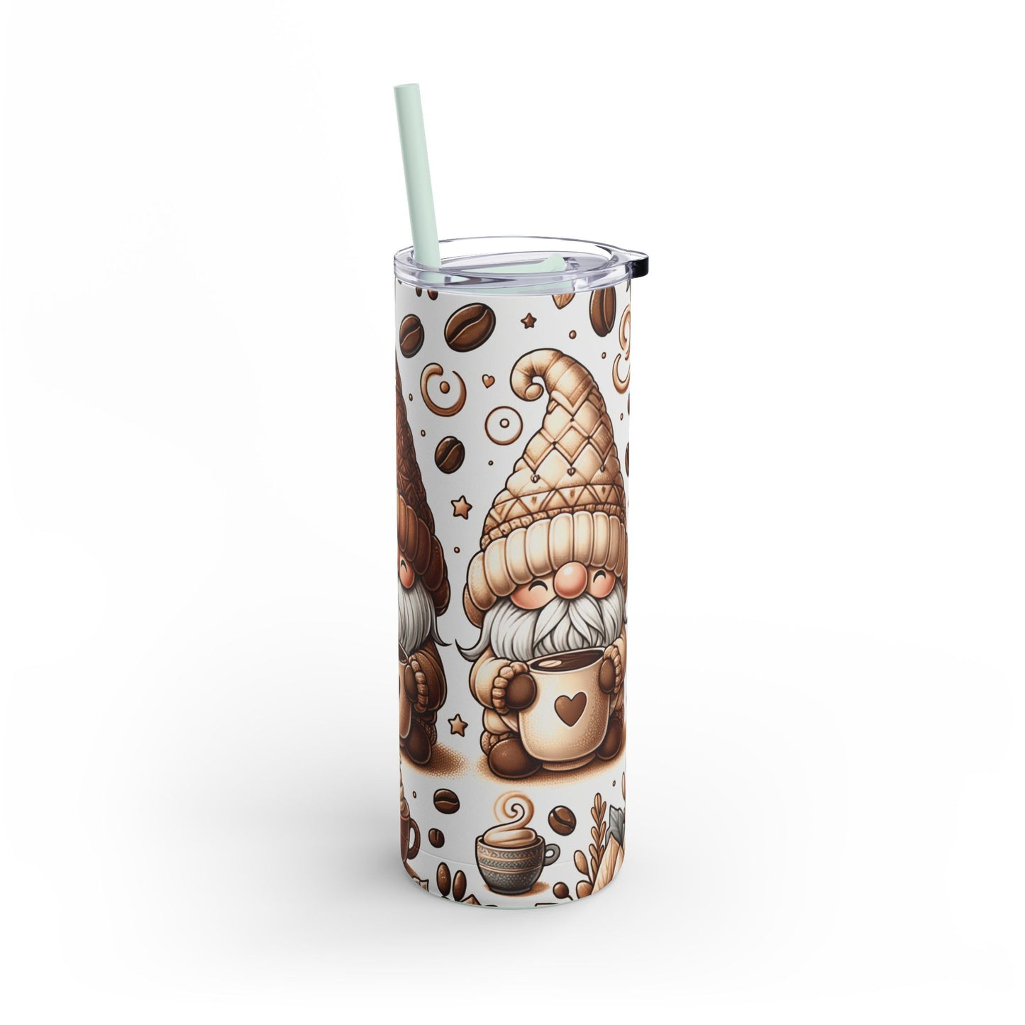 Gmone Coffee Christmas - Maars Maker Skinny Matte Tumbler, 20oz