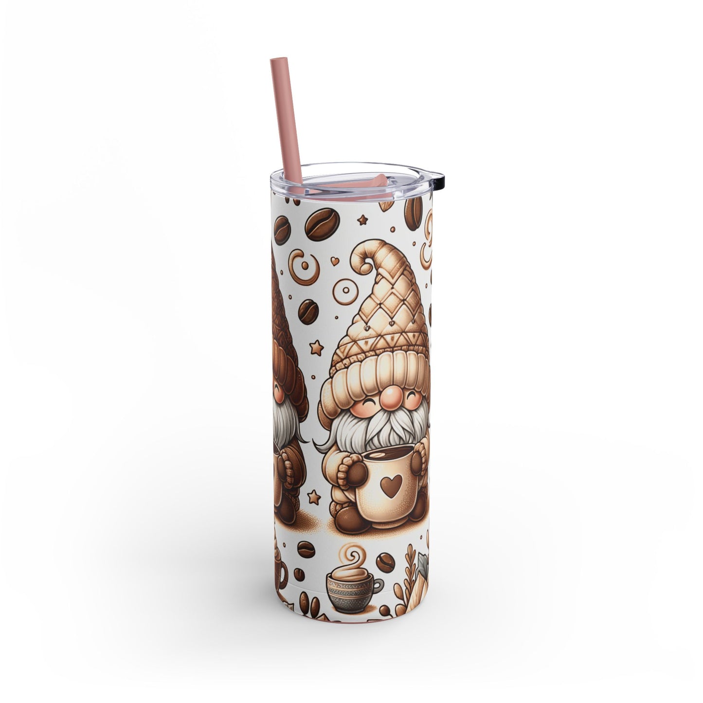 Gmone Coffee Christmas - Maars Maker Skinny Matte Tumbler, 20oz