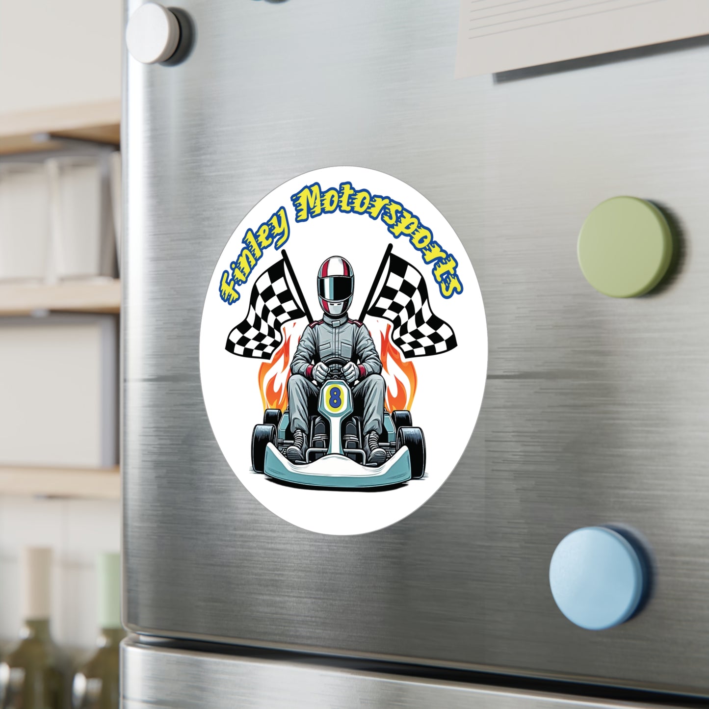 Finley Motorsports Circle Vinyl Decals