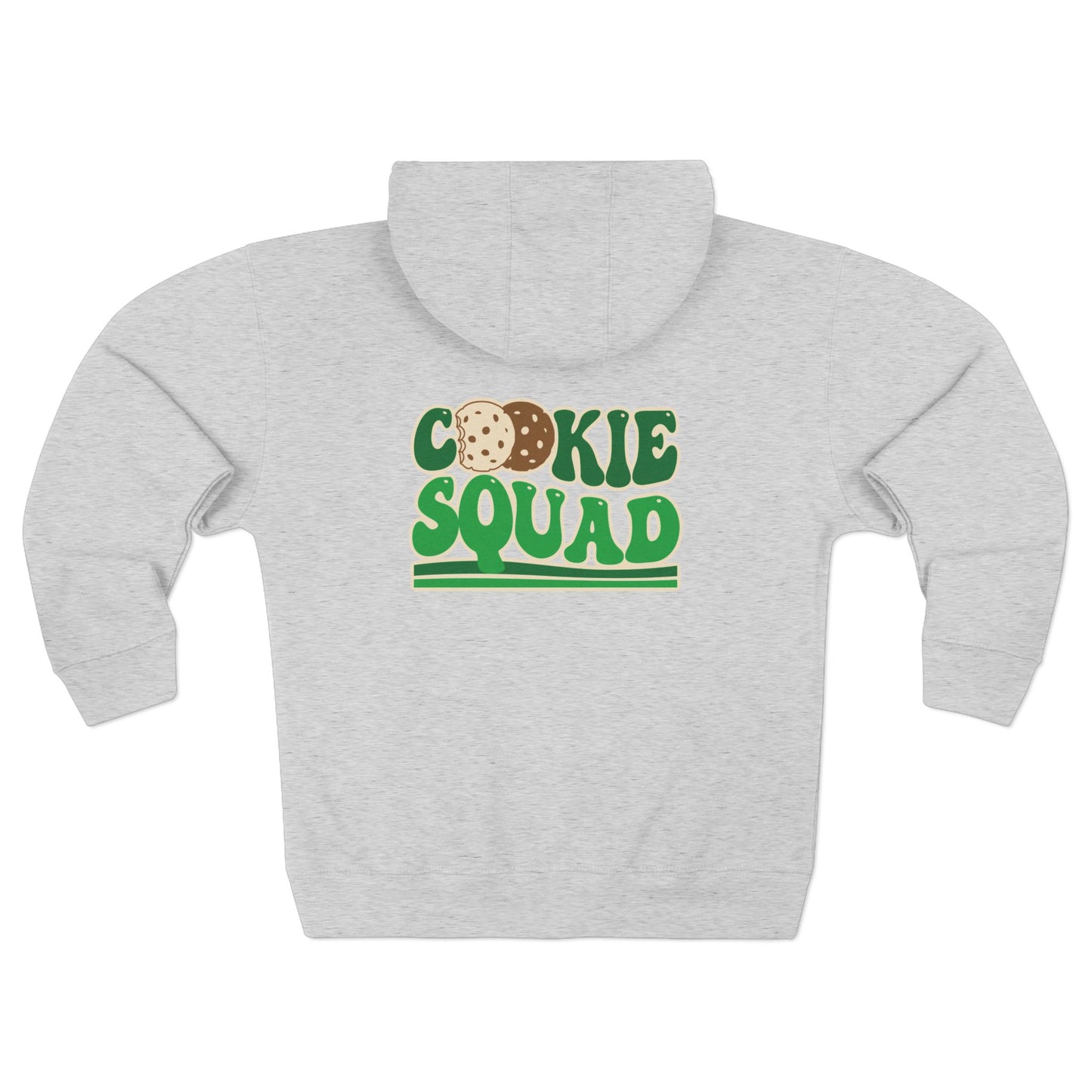 FRONT & BACK DESIGN ! Cookie Squad - Girl Scout Dad - Adult Unisex Zip Hoodie