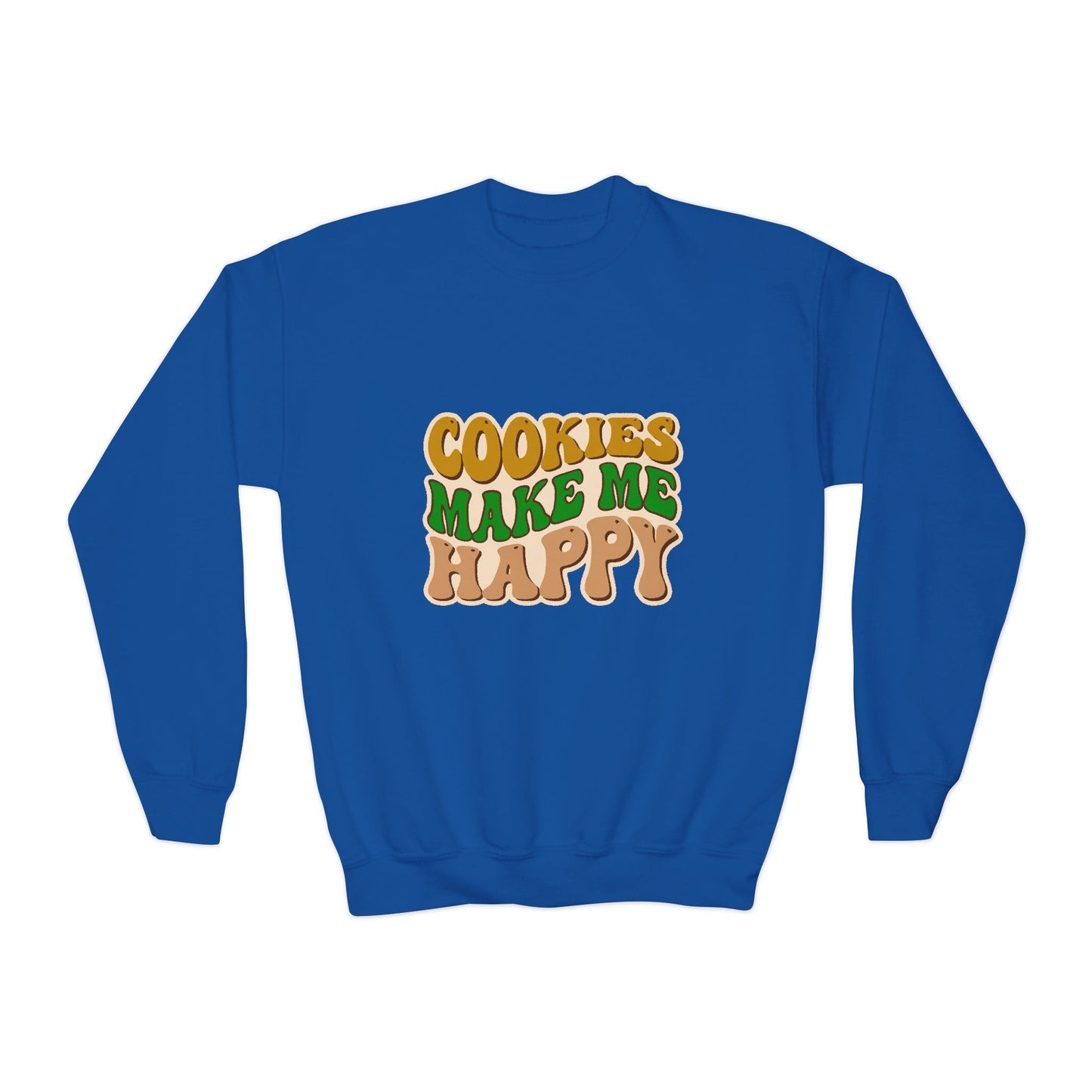 Cookies Make Me Happy #2 - Youth Crewneck Sweatshirt