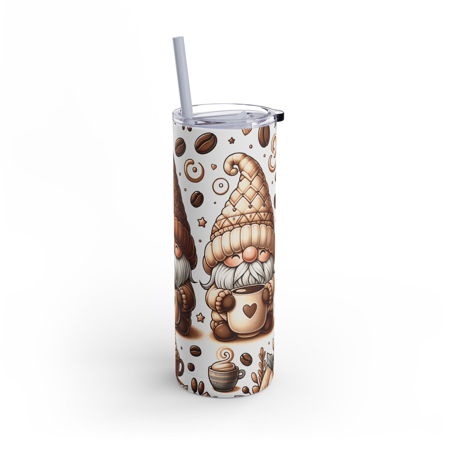 Gmone Coffee Christmas - Maars Maker Skinny Matte Tumbler, 20oz
