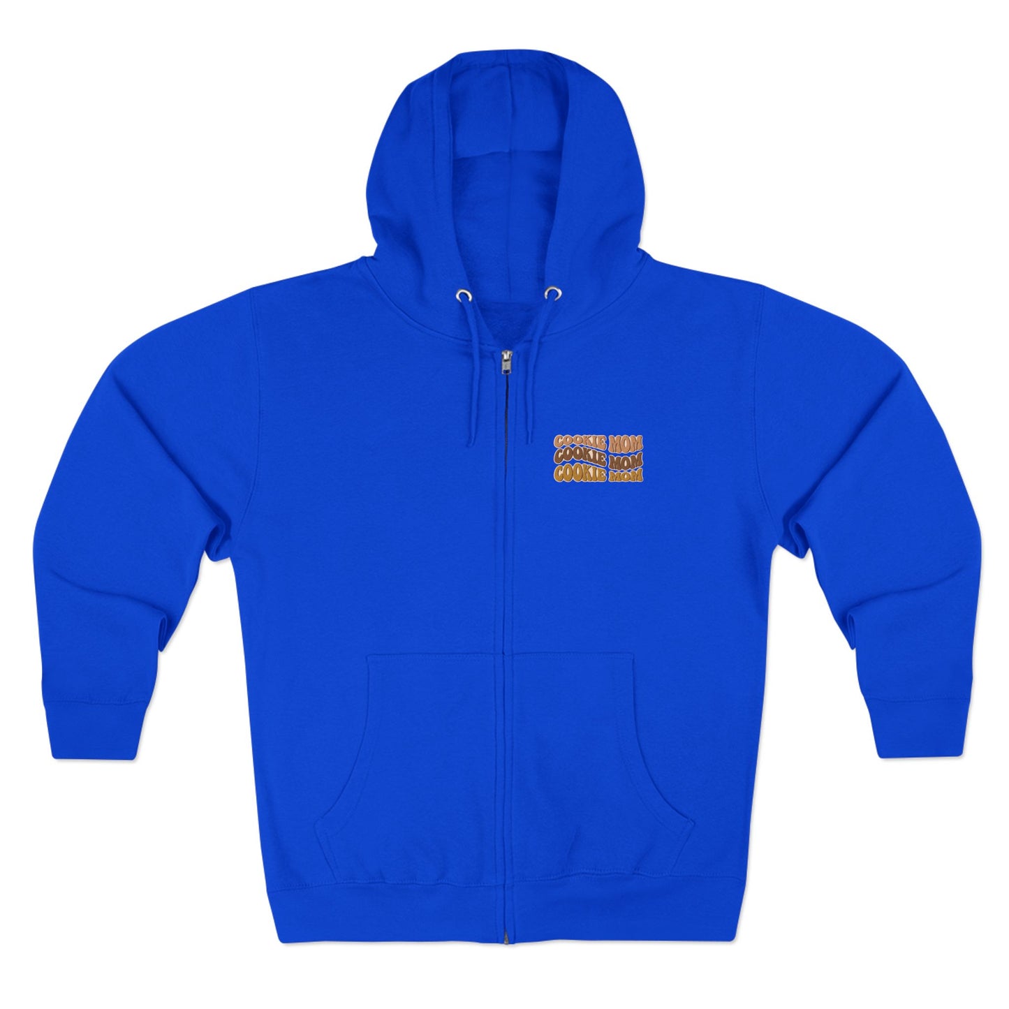 FRONT & BACK DESIGN ! Cookie Squad - Cookie Mom - Adult Unisex Zip Hoodie