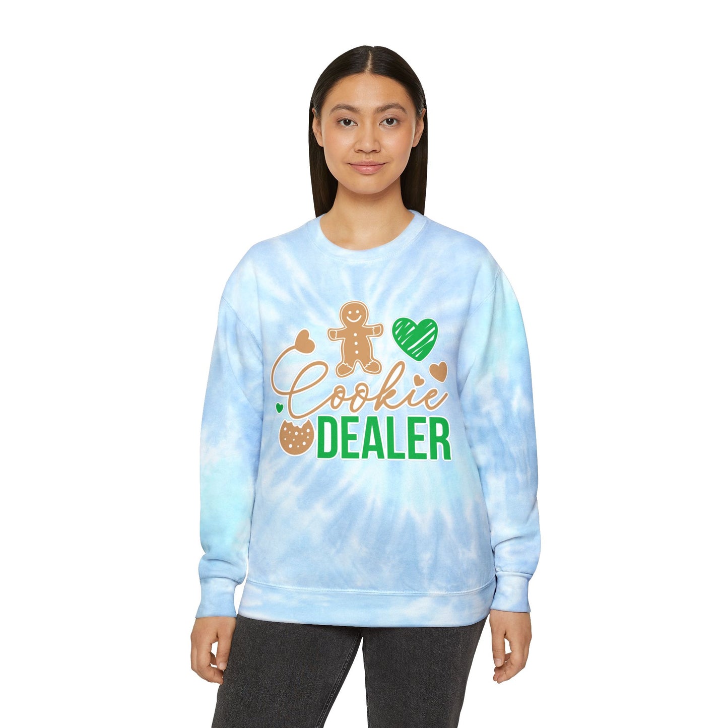Cookie Dealer - Adult Unisex Tie-Dye Sweatshirt