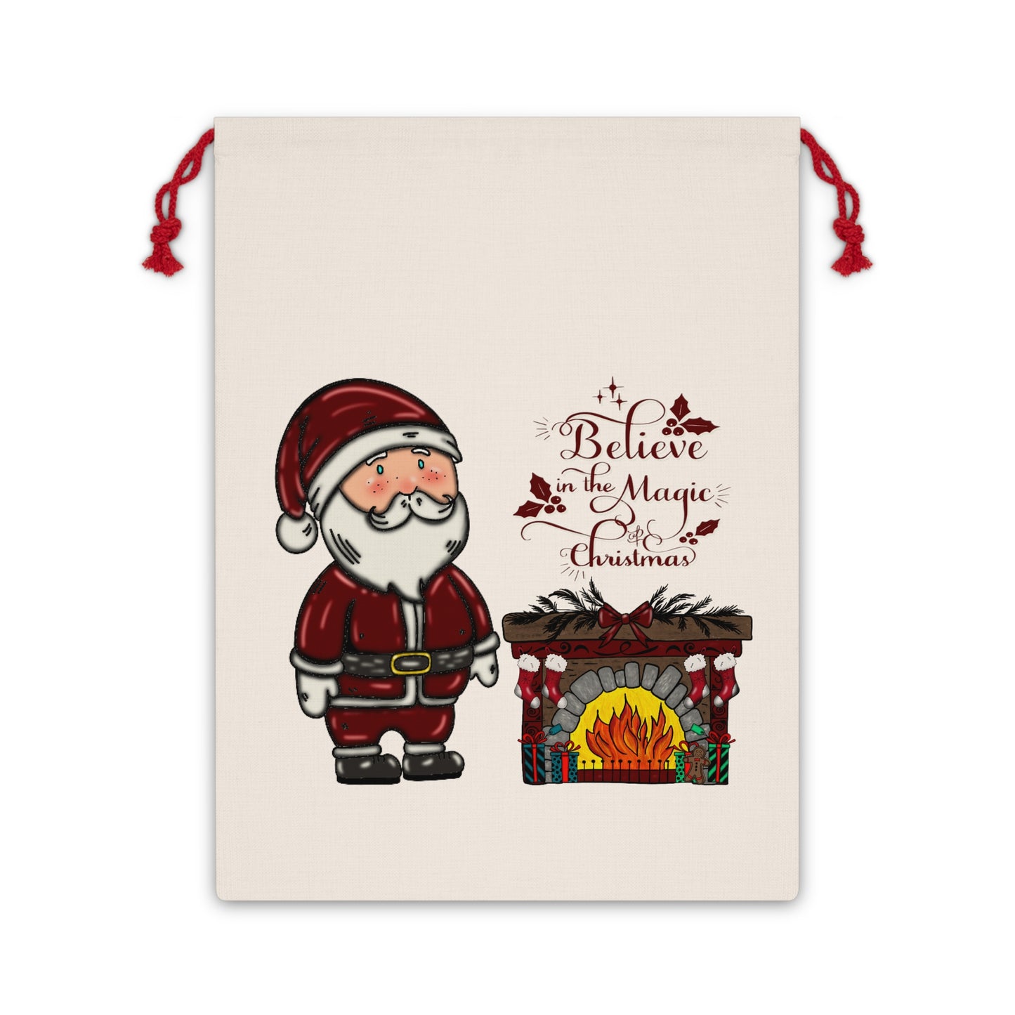 Believe in the magic of Christmas - Santa Sack