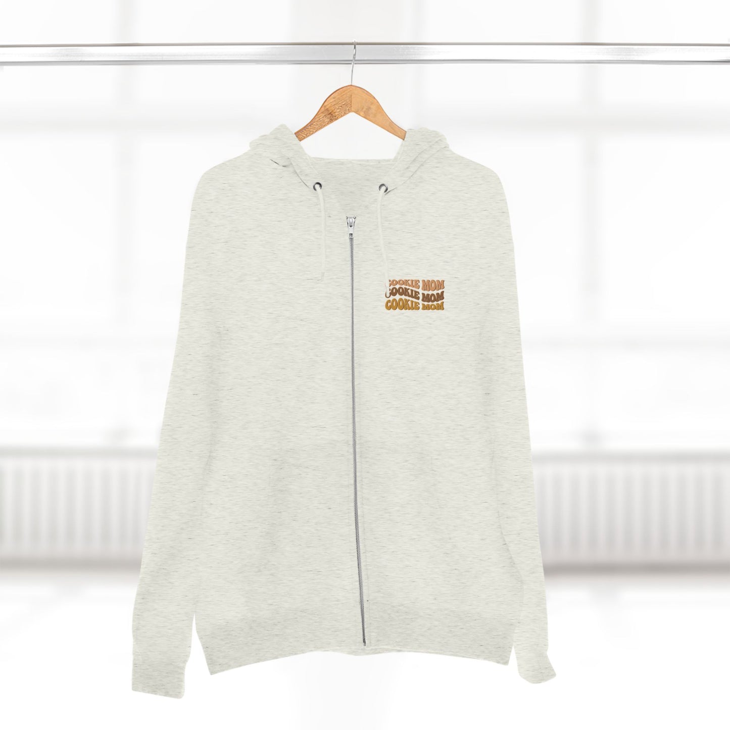 FRONT & BACK DESIGN ! Cookie Squad - Cookie Mom - Adult Unisex Zip Hoodie
