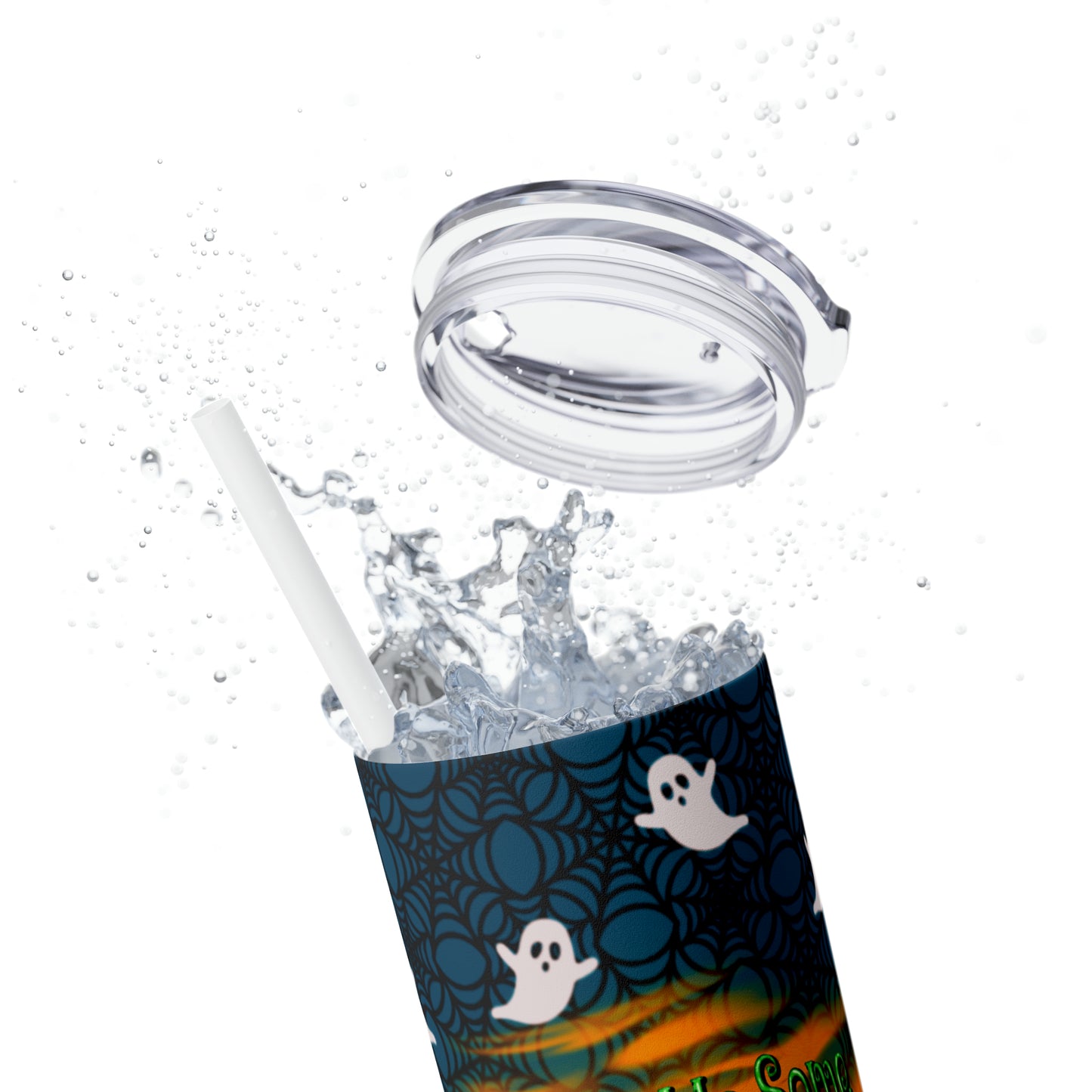 Brew Me Some Coffee - Skinny Tumbler with Straw, 20oz