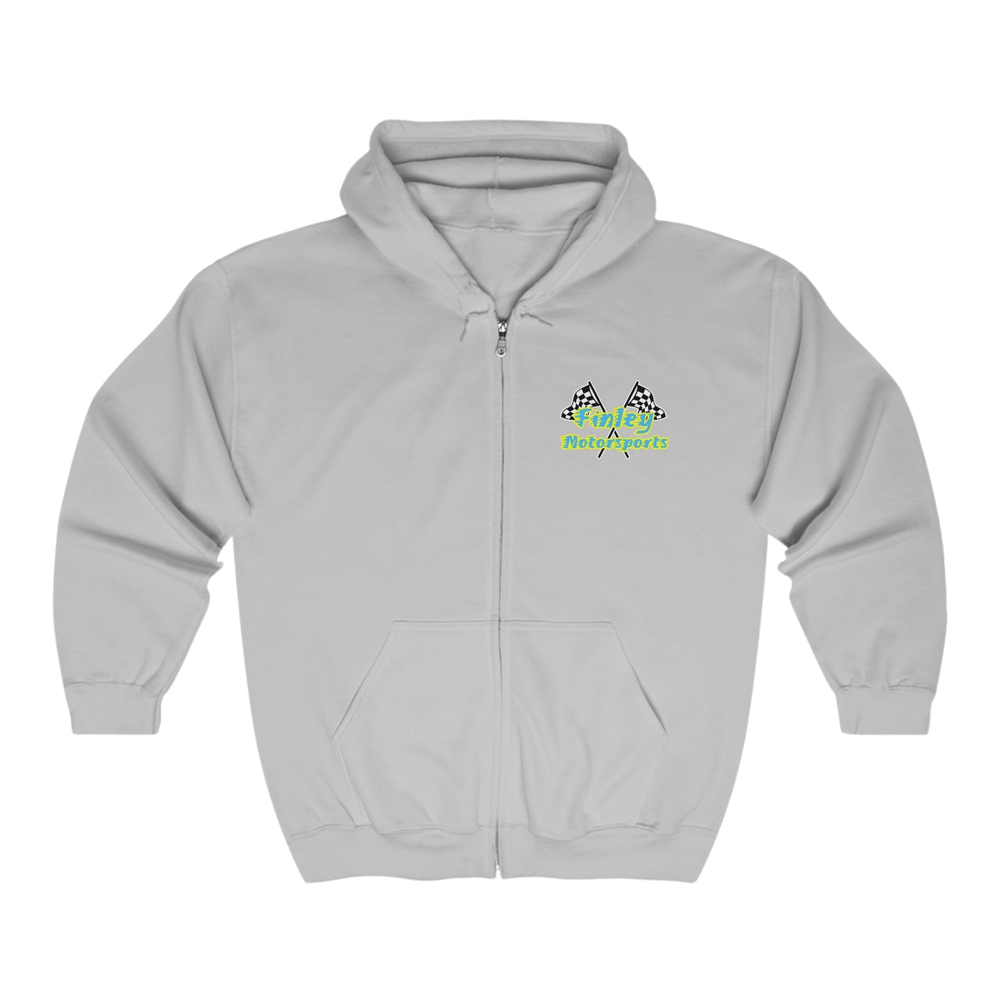 Finley Motorsports Full Zip Hooded Sweatshirt Adult