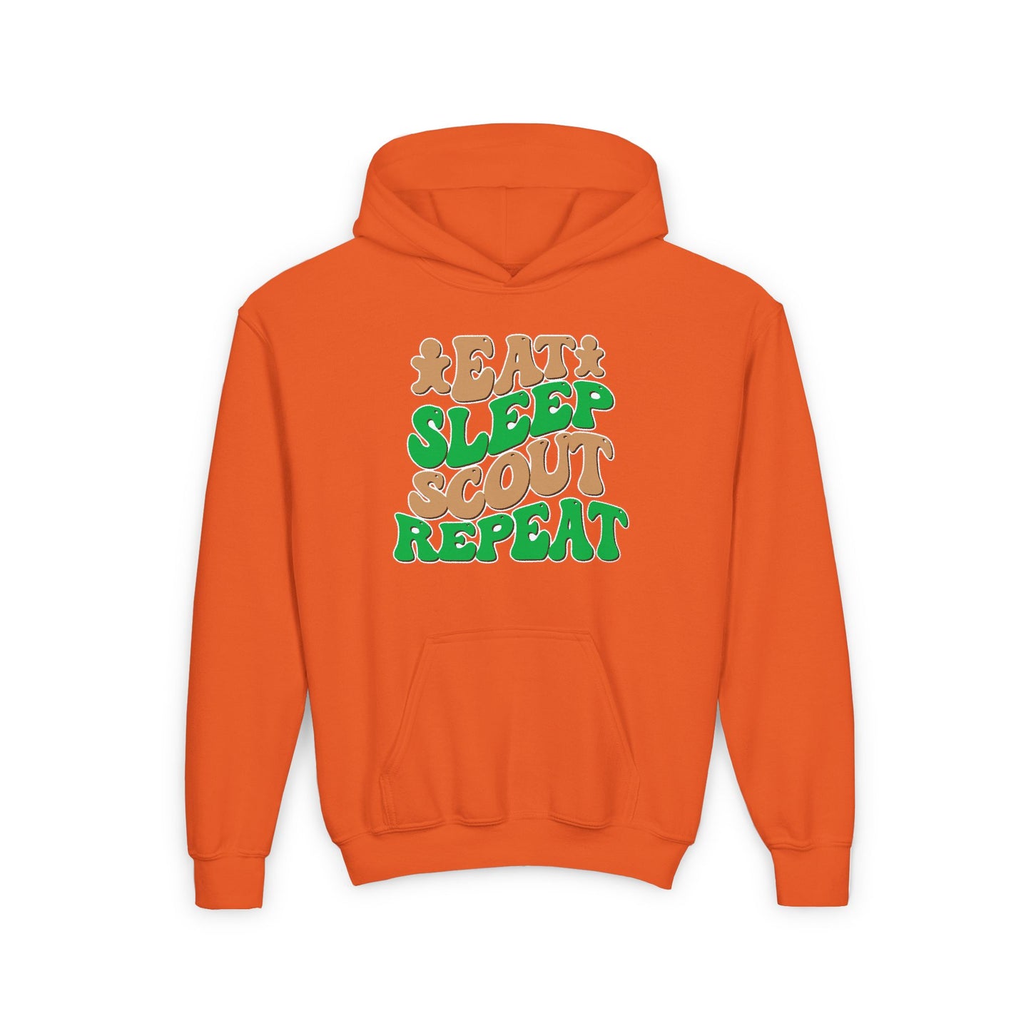 Eat, Sleep, Scout, Repeat - Youth Hooded Sweatshirt