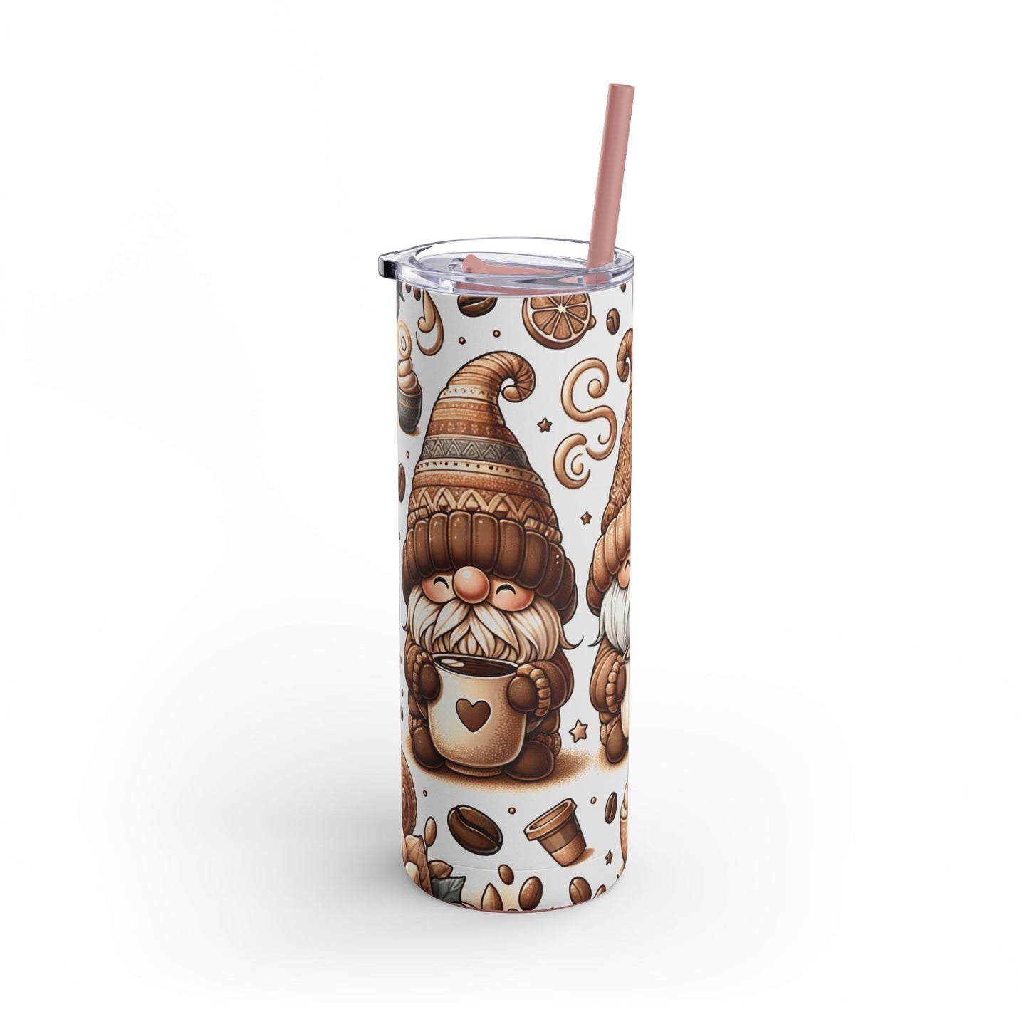 Gmone Coffee Christmas - Maars Maker Skinny Matte Tumbler, 20oz