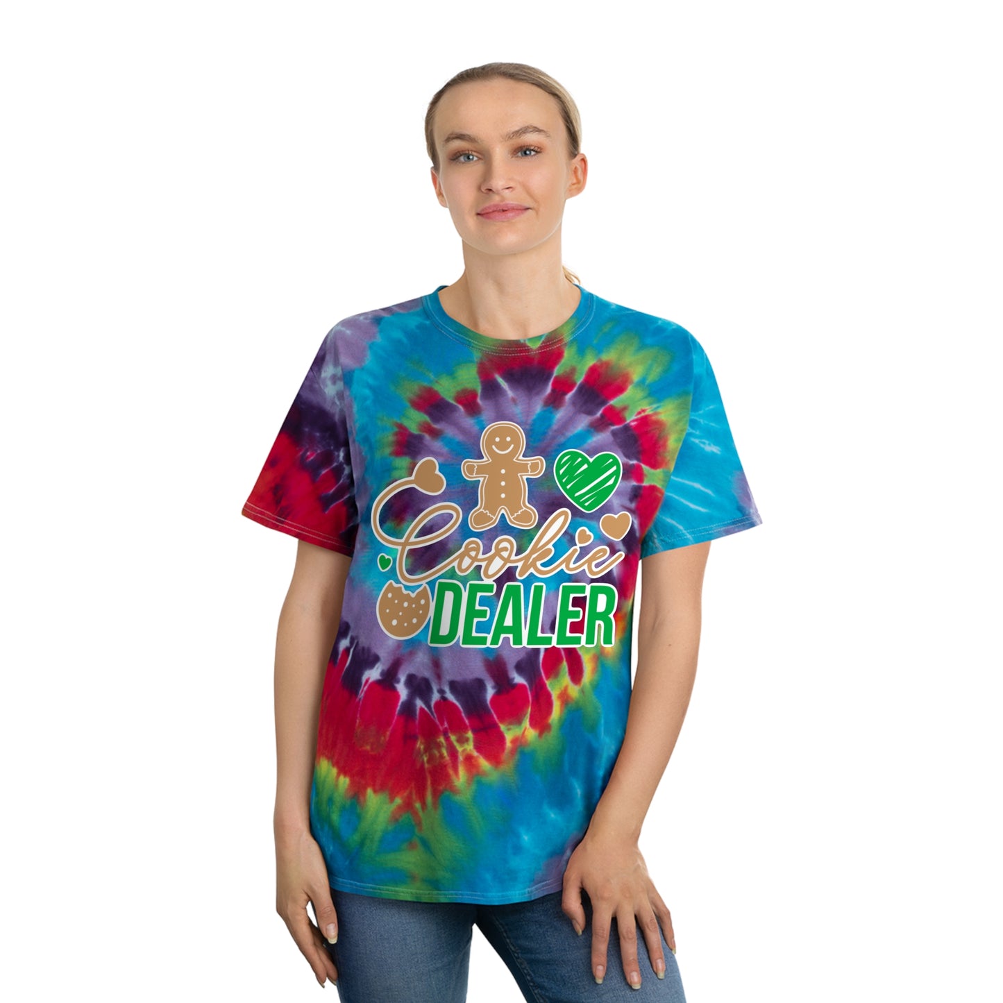 Cookie Dealer - Adult Tie-Dye Tee, Spiral