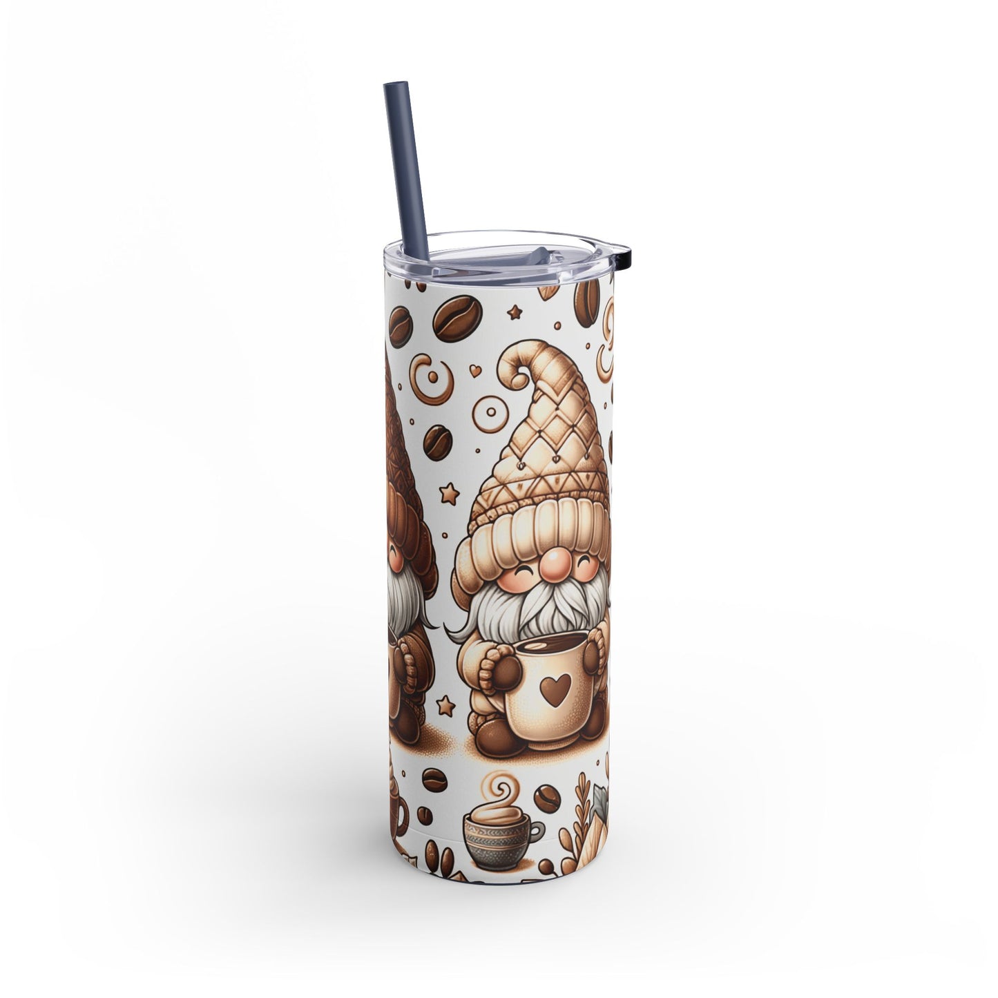 Gmone Coffee Christmas - Maars Maker Skinny Matte Tumbler, 20oz