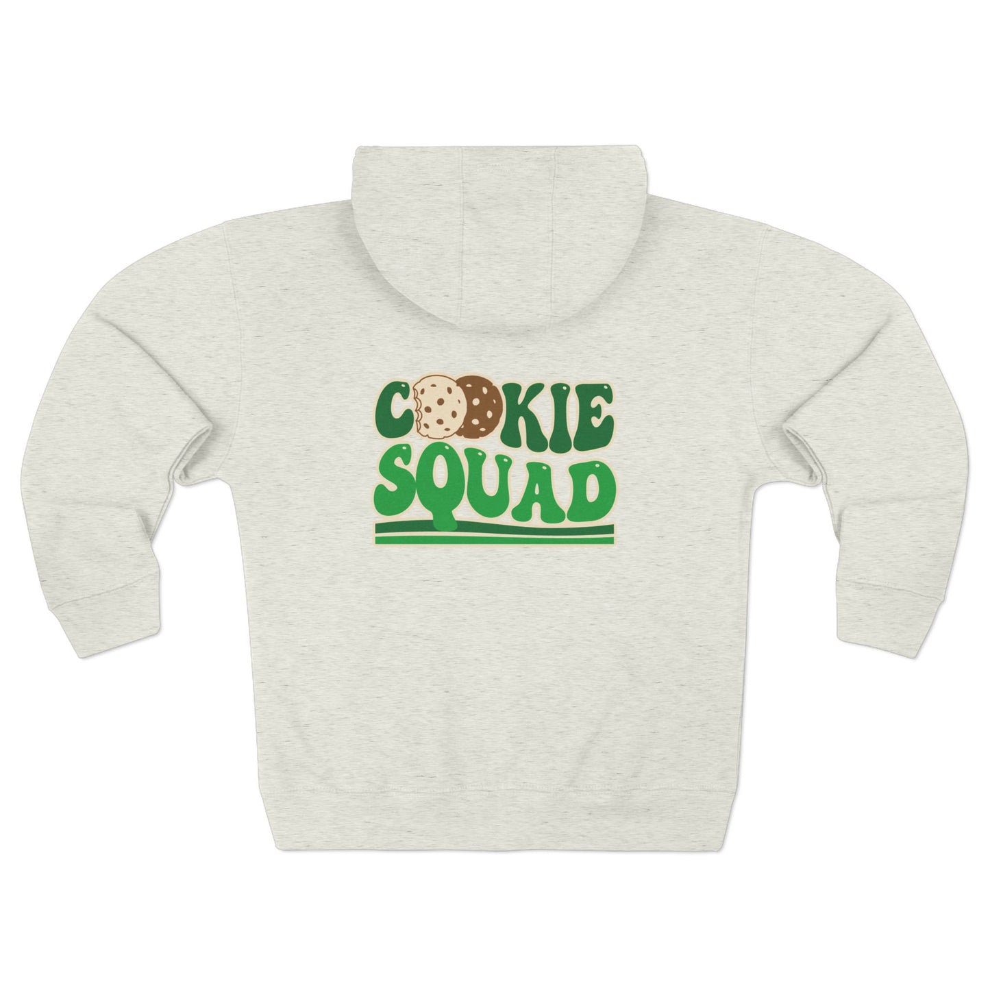 FRONT & BACK DESIGN ! Cookie Squad - Cookie Mom - Adult Unisex Zip Hoodie