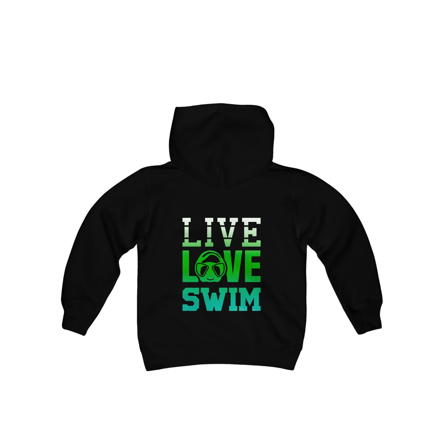 YOUTH HOODIE - LIVE, LOVE, SWIM