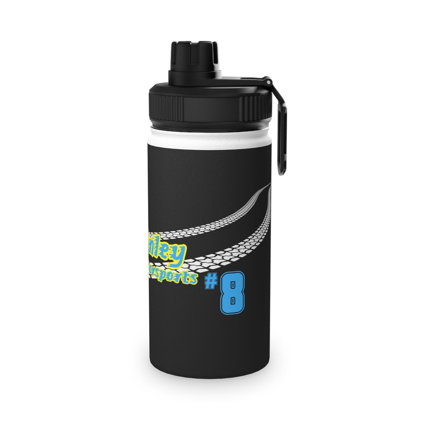 Finley Motorsports Stainless Steel Water Bottle, Sports Lid