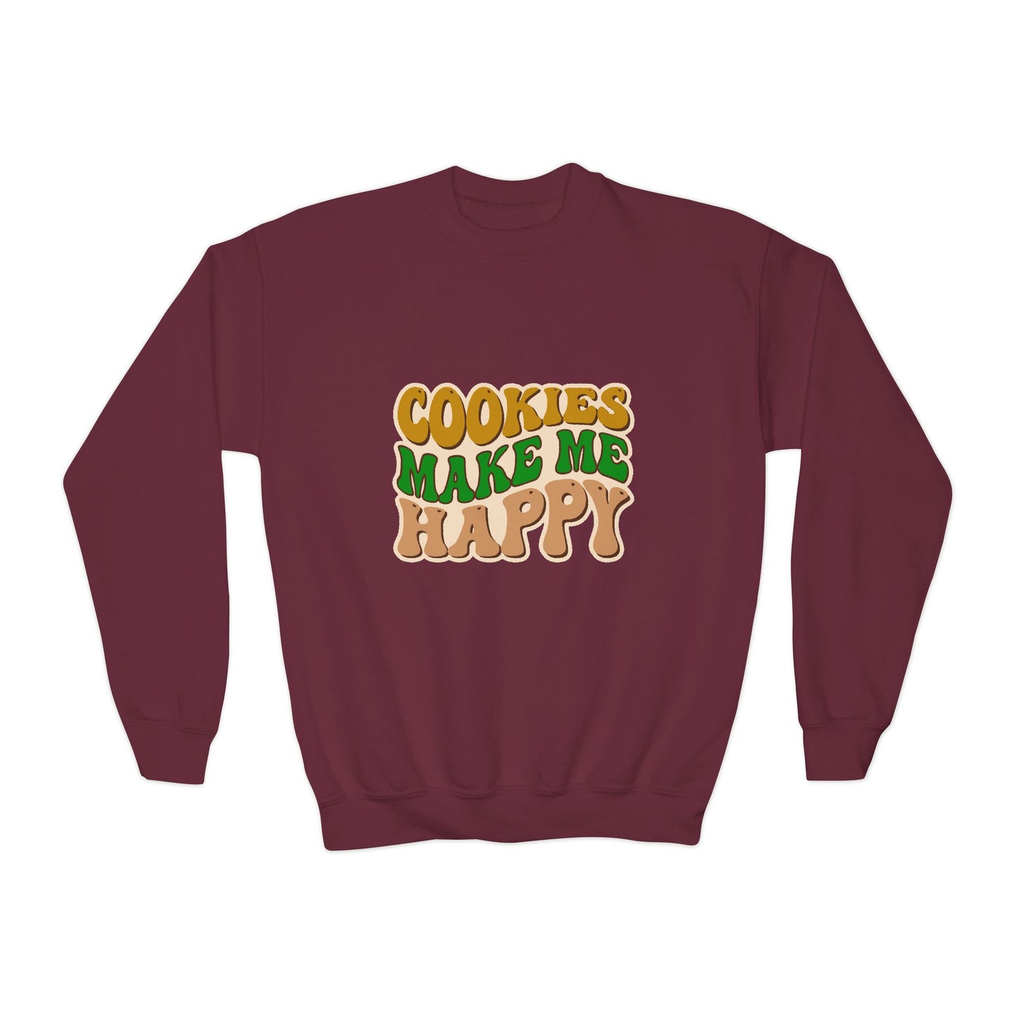 Cookies Make Me Happy #2 - Youth Crewneck Sweatshirt