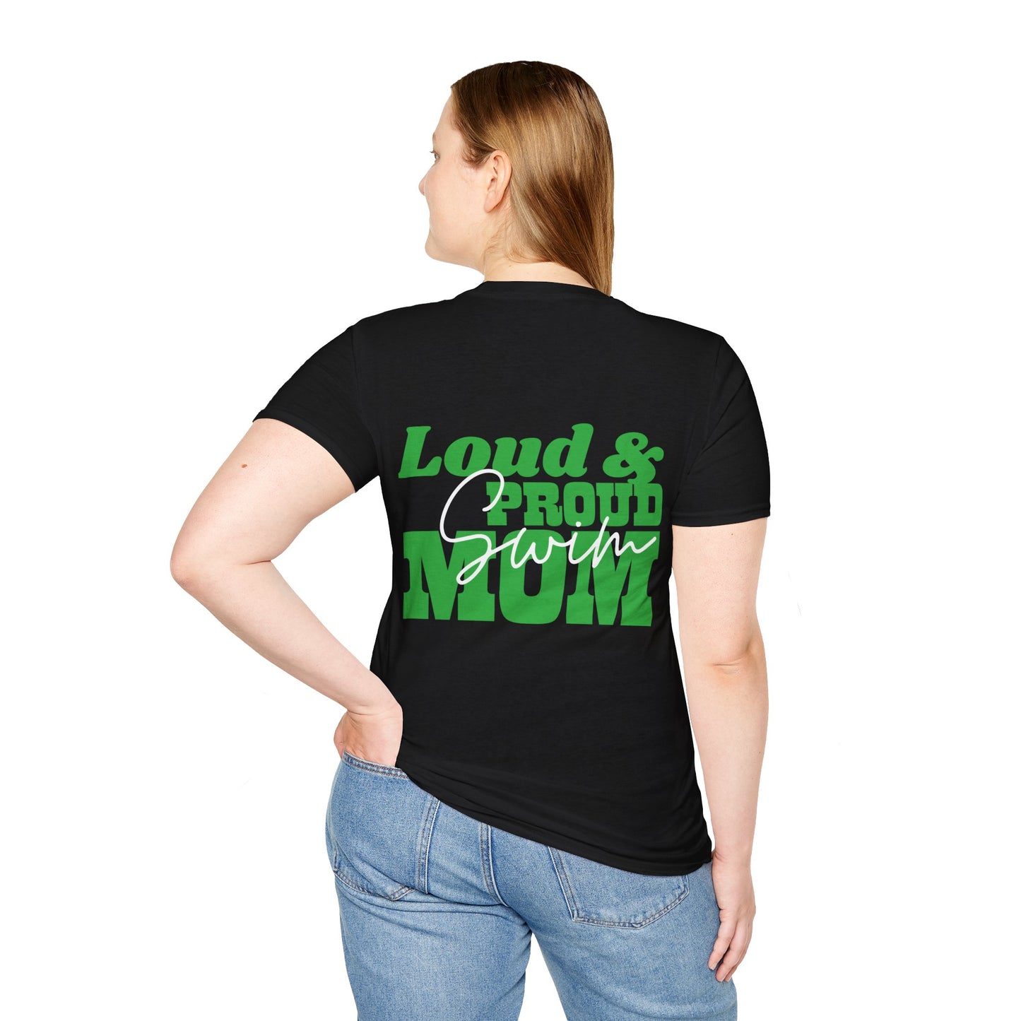 BENTON EELS ADULT T-SHIRT - LOUD AND PROUD SWIM MOM