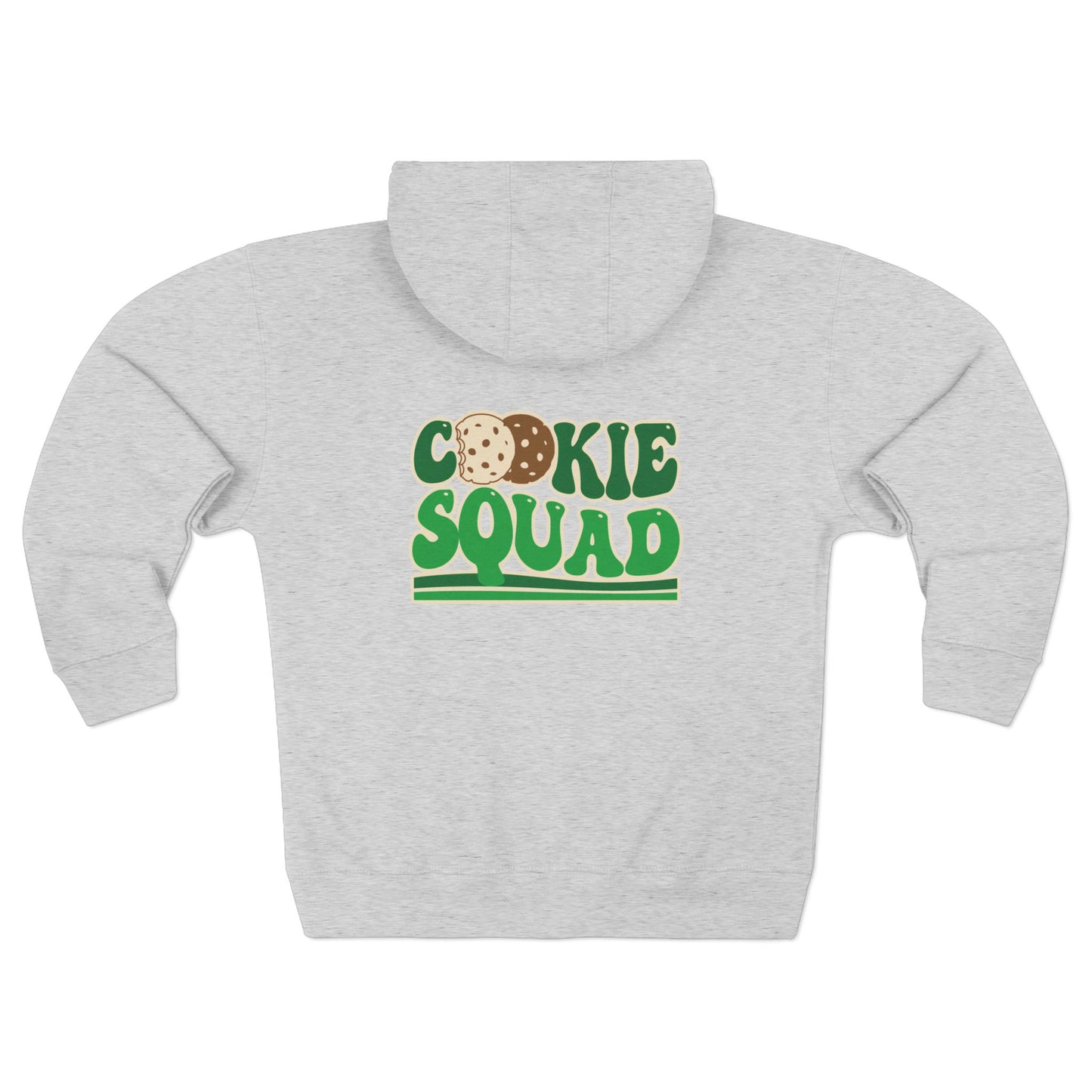 FRONT & BACK DESIGN ! Cookie Squad - Cookie Mom - Adult Unisex Zip Hoodie