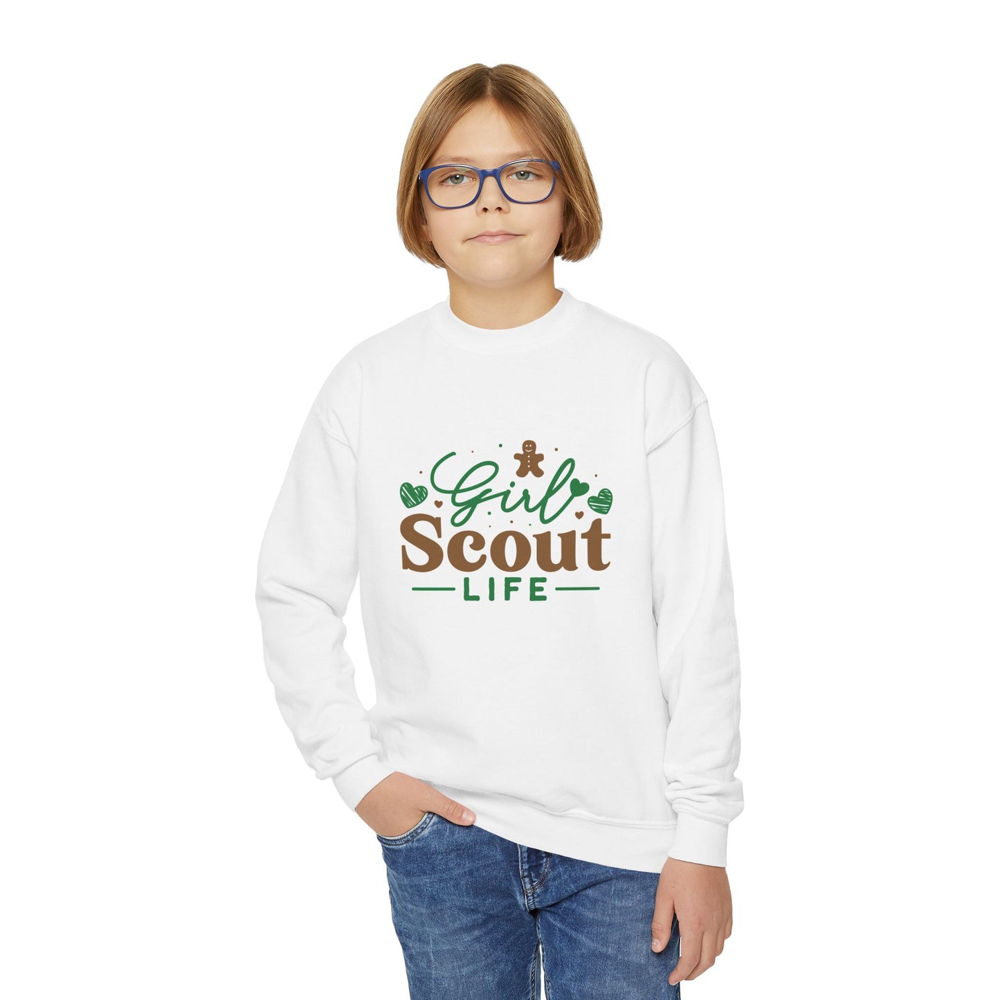 Girl Scout Life - Youth Crewneck Sweatshirt
