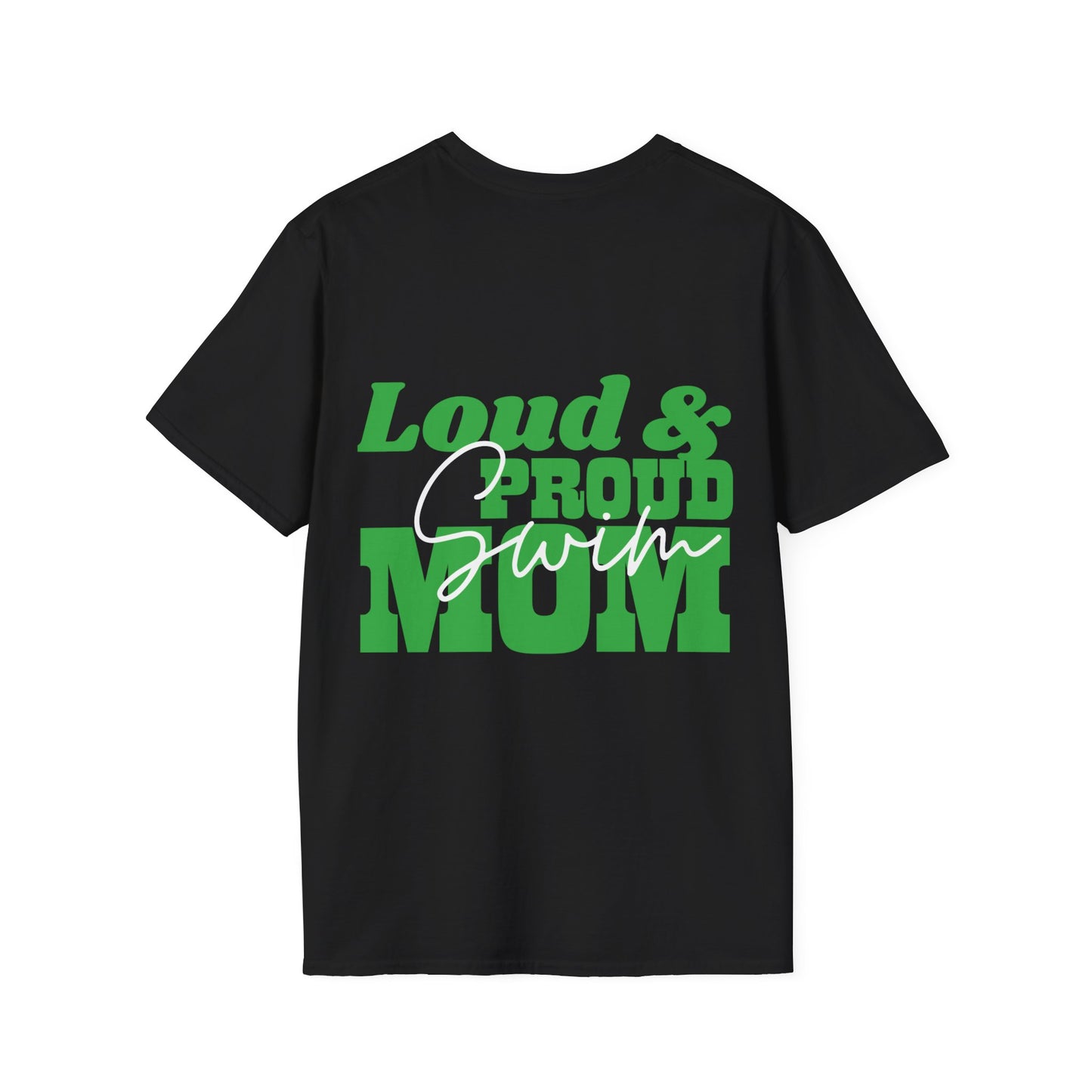 BENTON EELS ADULT T-SHIRT - LOUD AND PROUD SWIM MOM