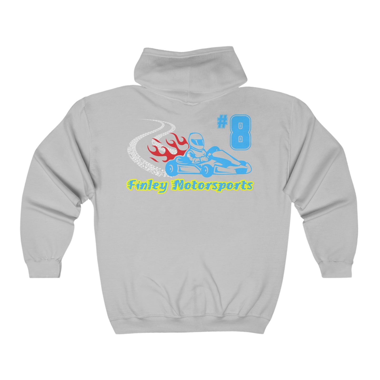 Finley Motorsports Full Zip Hooded Sweatshirt Adult