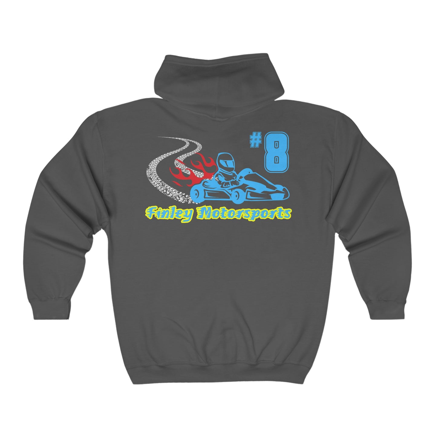 Finley Motorsports Full Zip Hooded Sweatshirt Adult