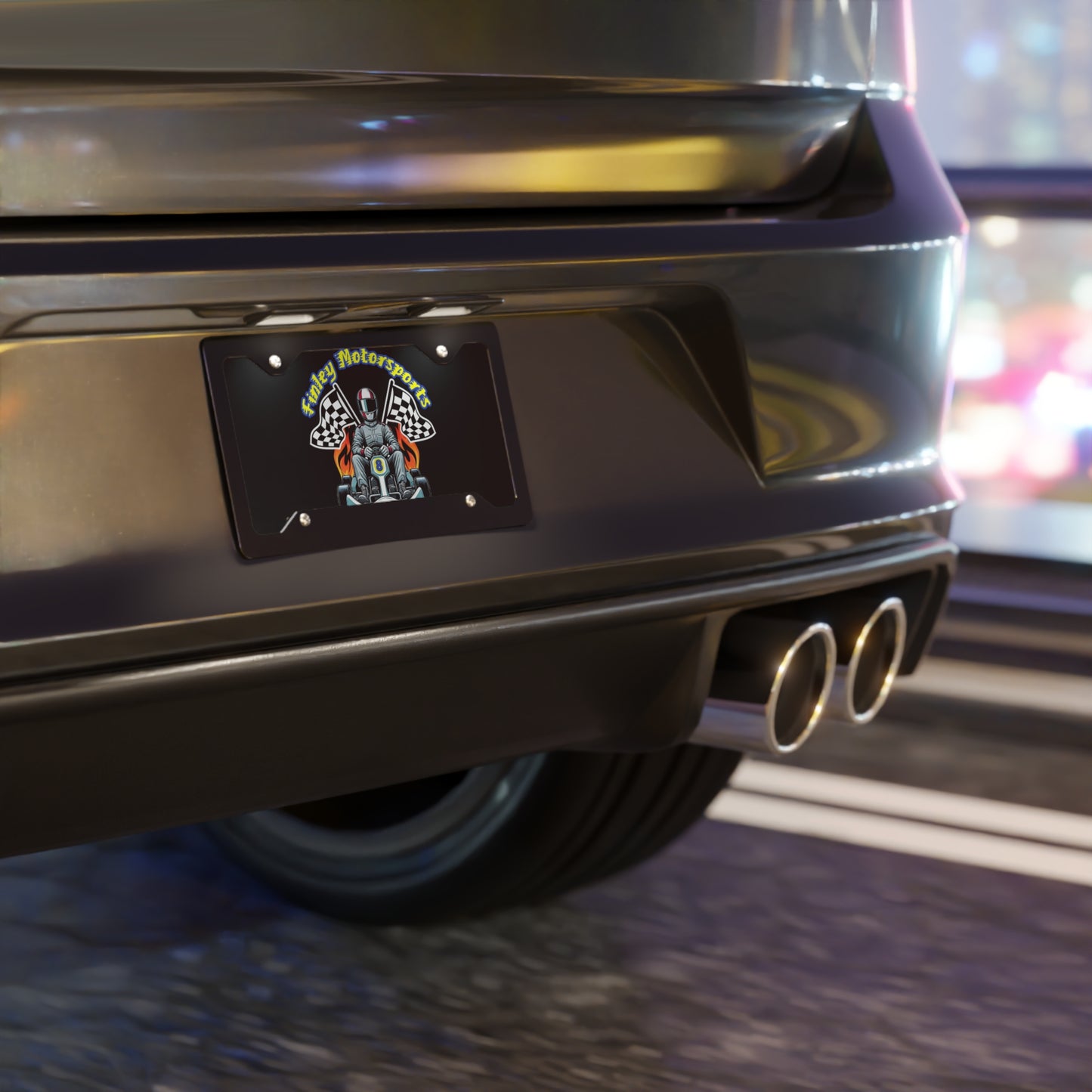 Finley Motorsports Vanity Plate