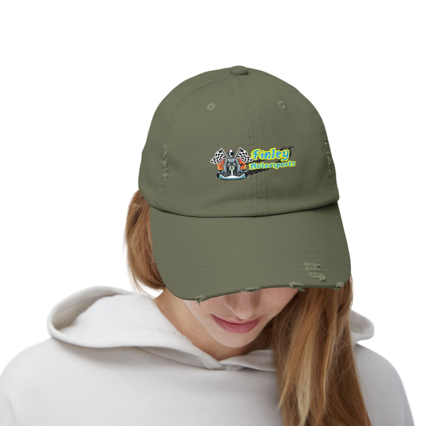 Finley Motorsports Distressed Cap