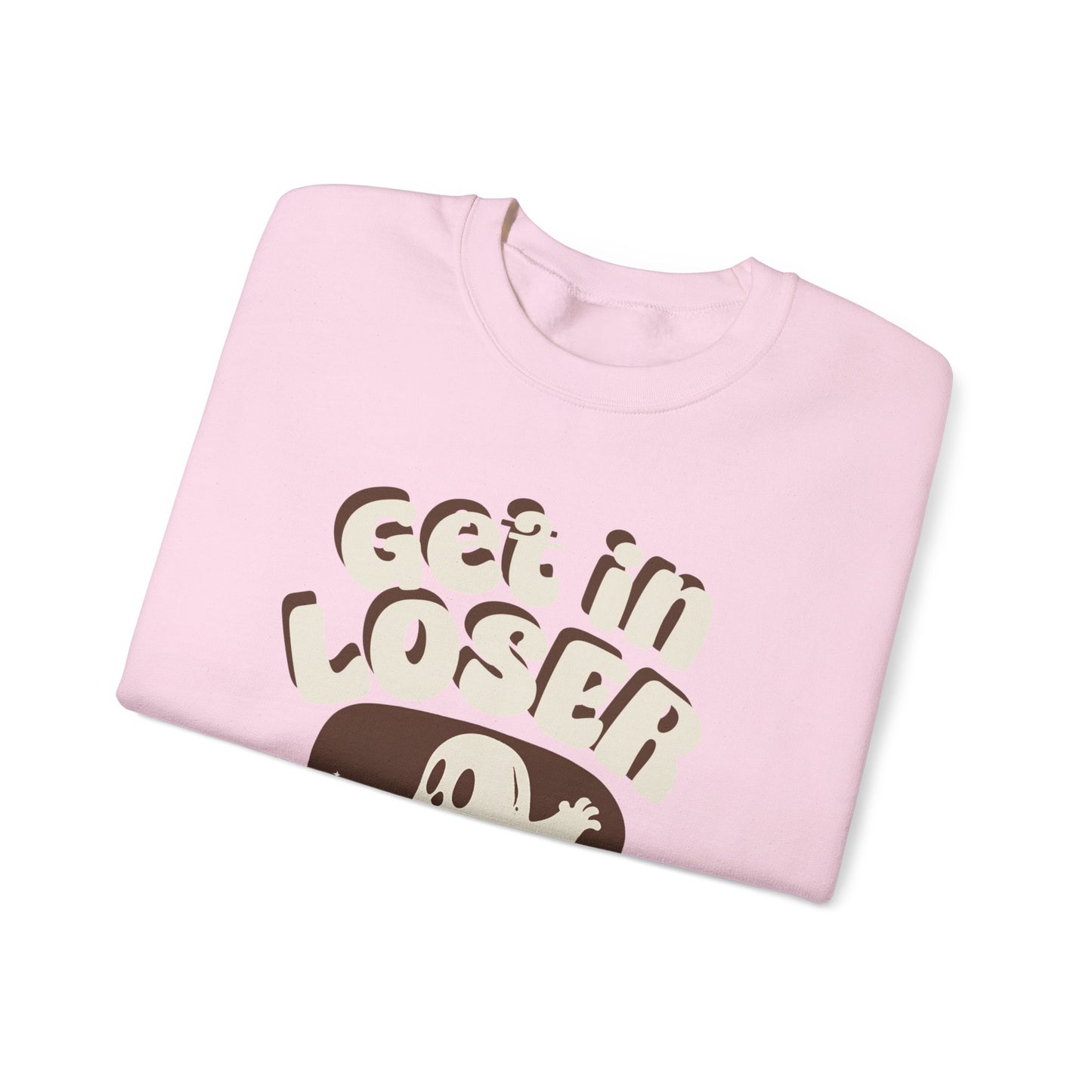 Get in Loser We're Ghostin' People - Adult Unisex Heavy Blend™ Crewneck Sweatshirt