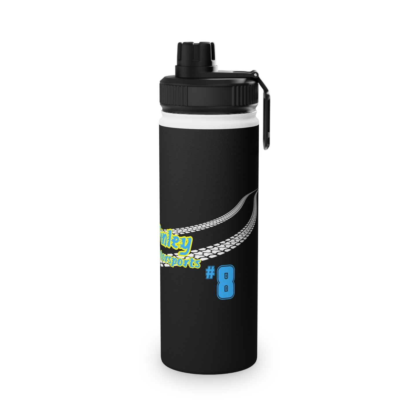 Finley Motorsports Stainless Steel Water Bottle, Sports Lid