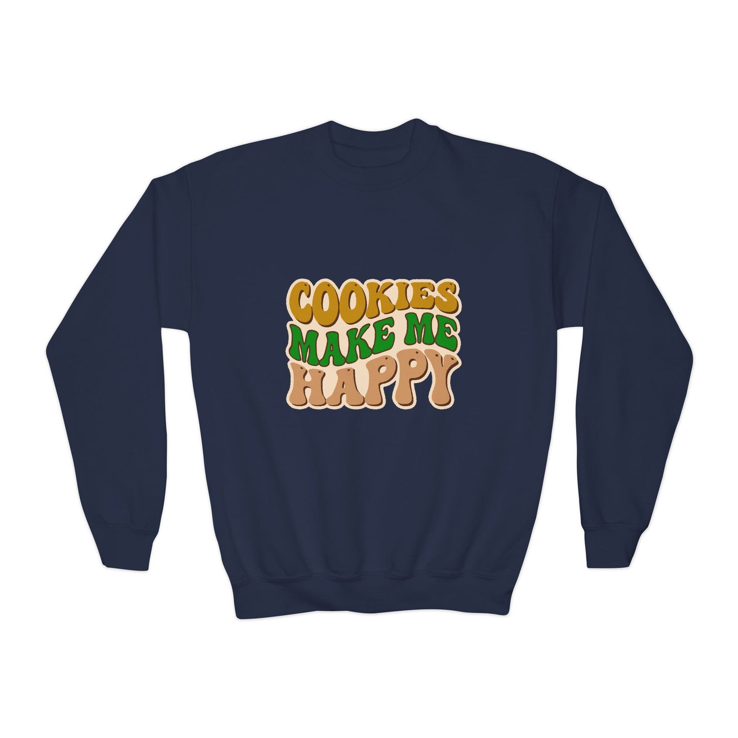 Cookies Make Me Happy #2 - Youth Crewneck Sweatshirt