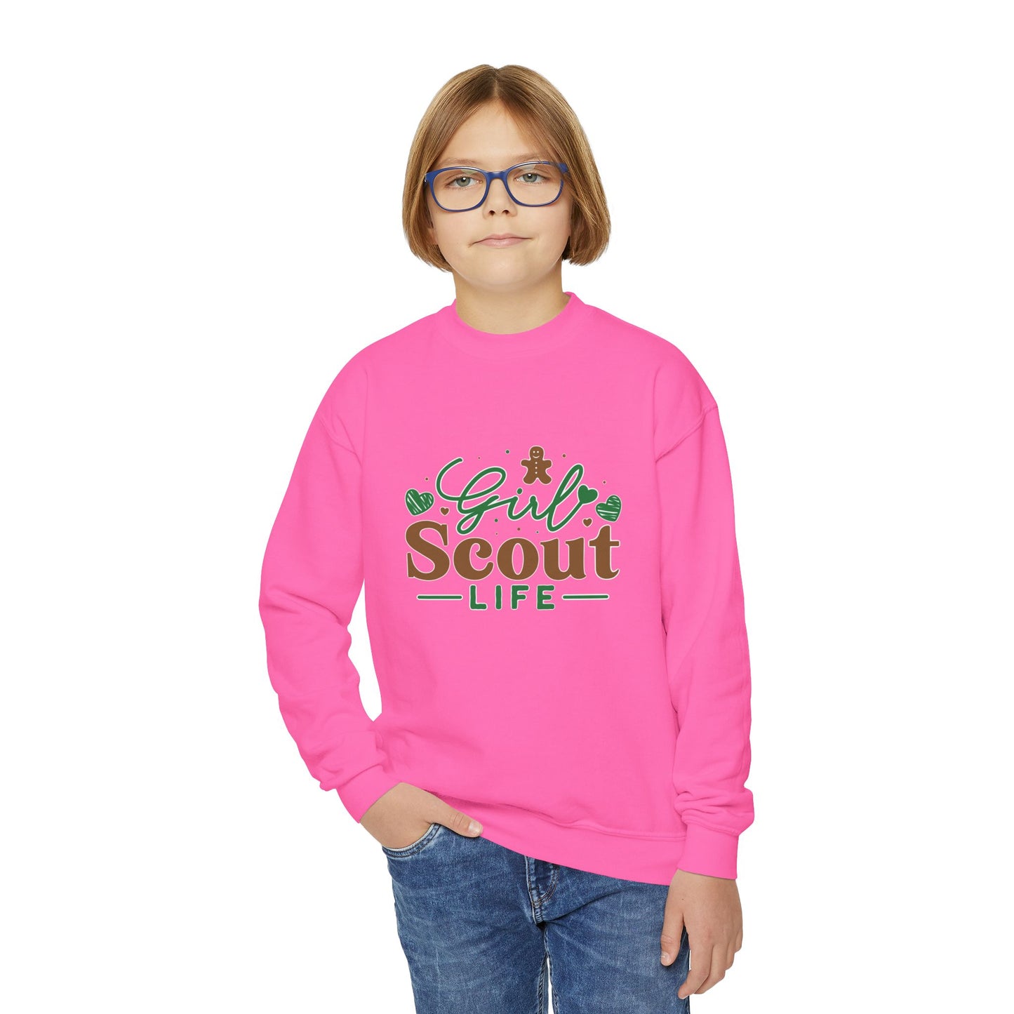 Girl Scout Life - Youth Crewneck Sweatshirt