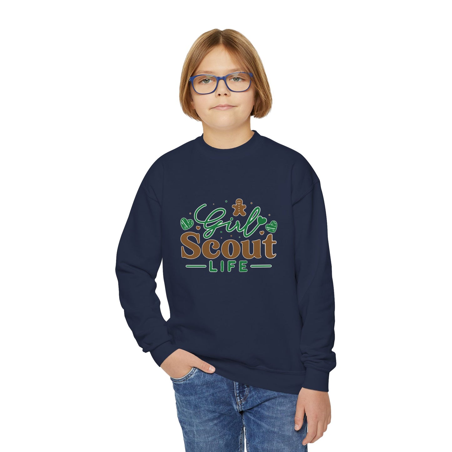 Girl Scout Life - Youth Crewneck Sweatshirt