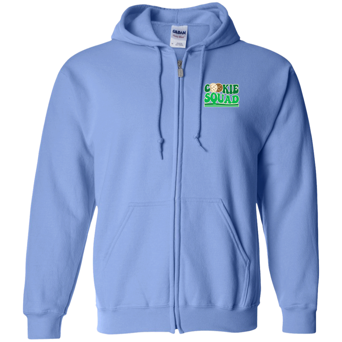Cookie Squad Adult Zip Up Hooded Sweatshirt