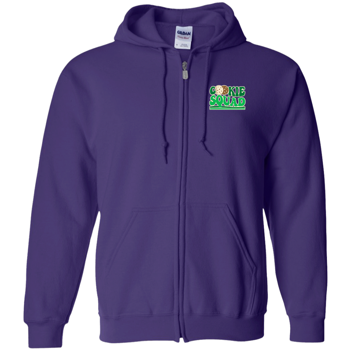 Cookie Squad Adult Zip Up Hooded Sweatshirt